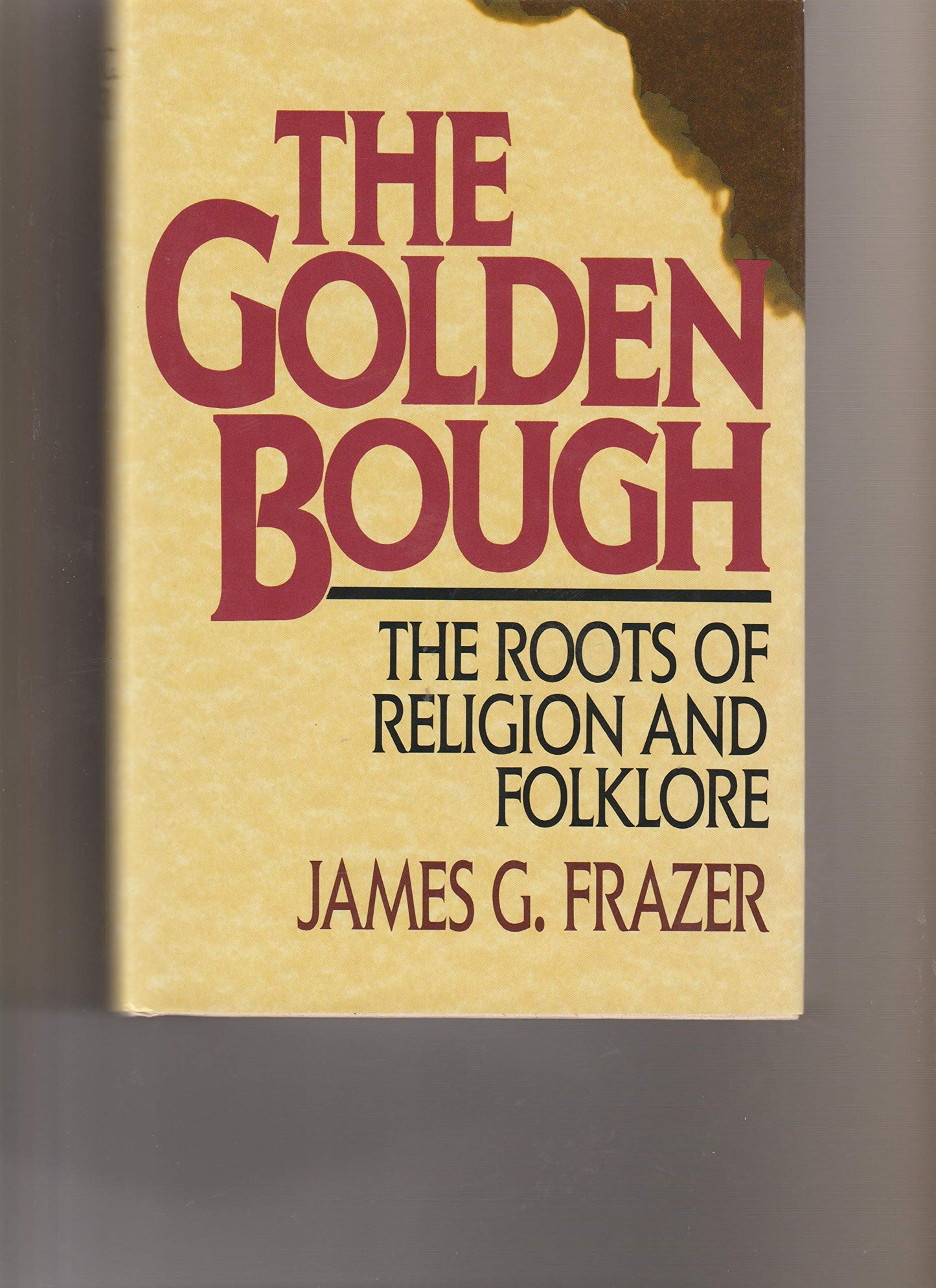 Golden Bough: The Roots of Religion and Folklore (1981) book cover