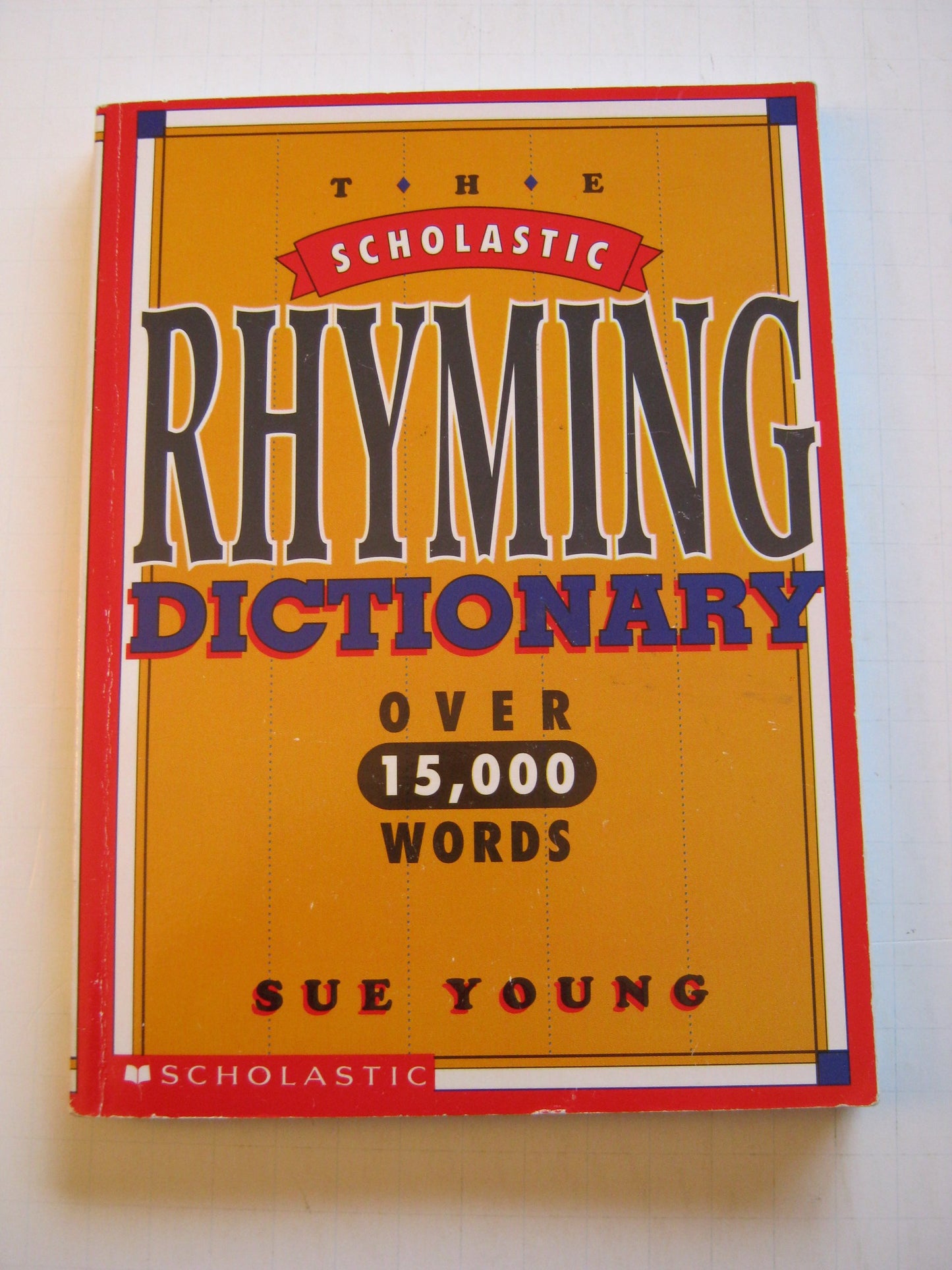 Scholastic Rhyming Dictionary book cover