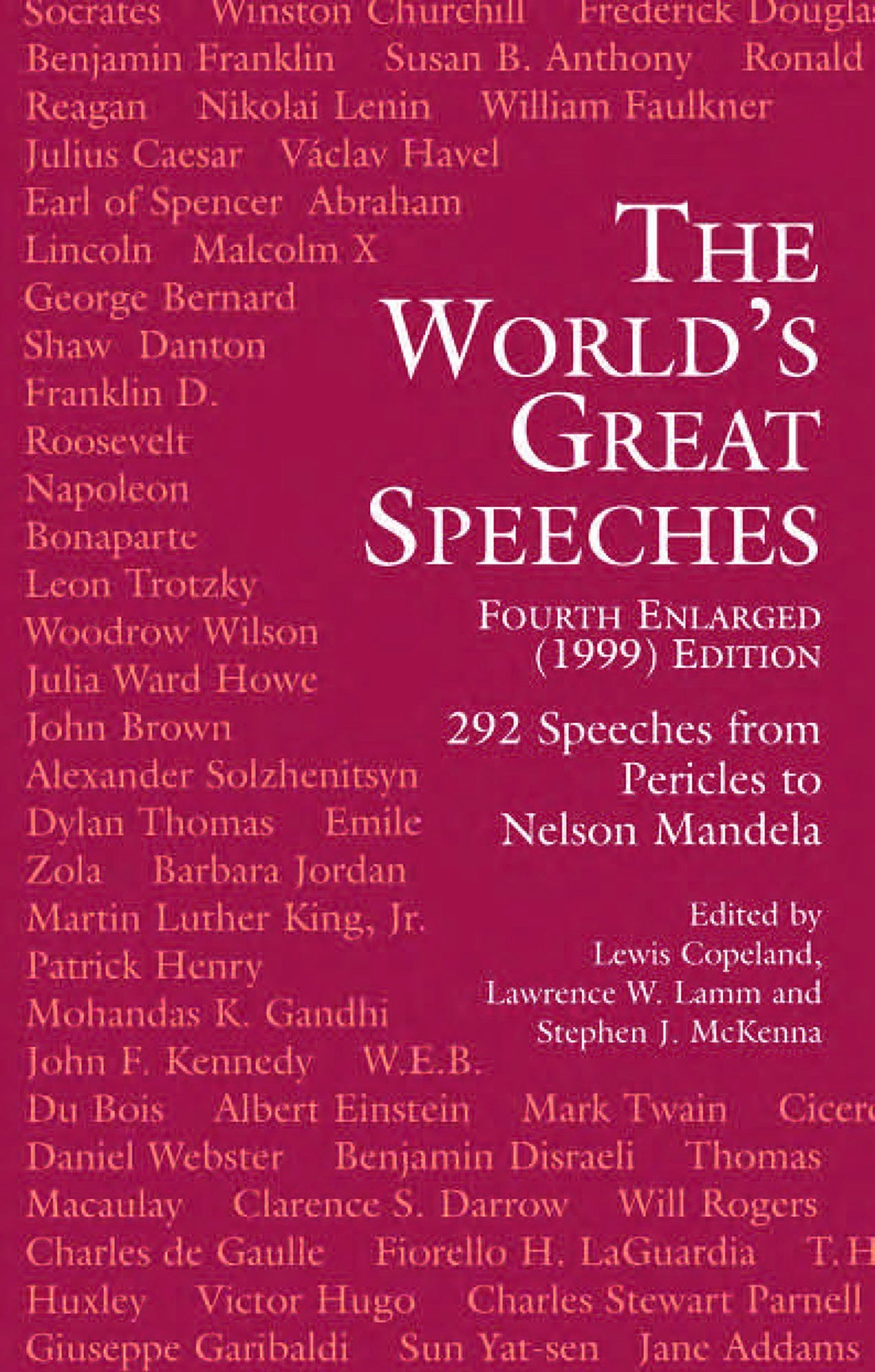 World's Great Speeches: Fourth Enlarged (1999) Edition book cover
