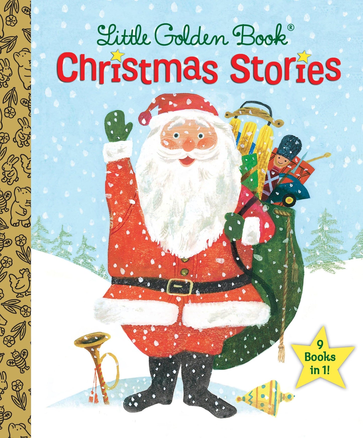 Little Golden Book Christmas Stories book cover