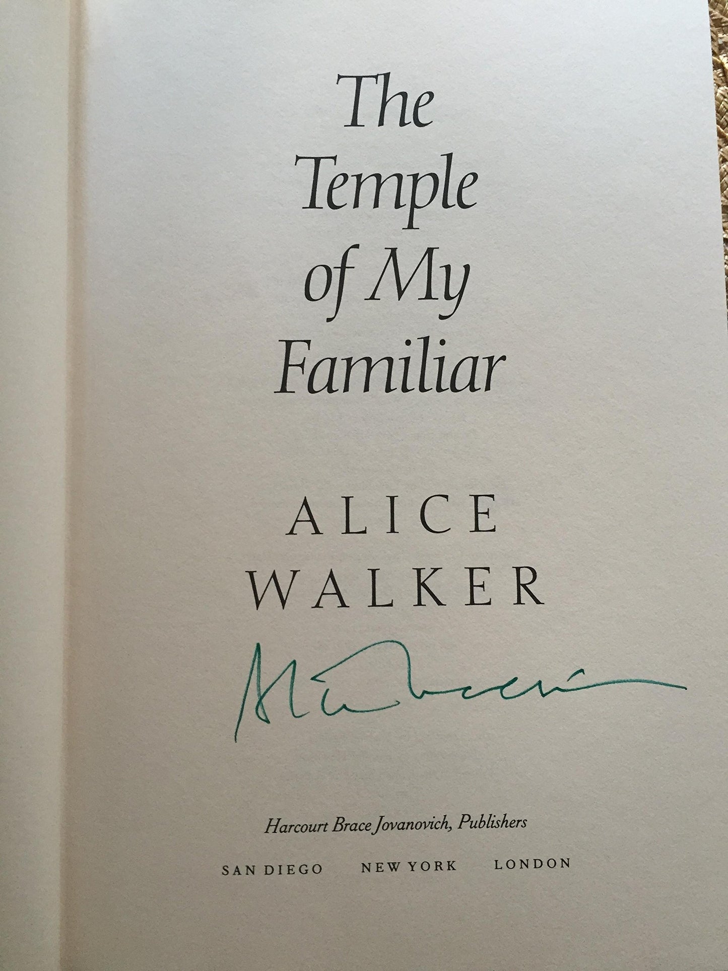 The Temple of My Familiar book cover