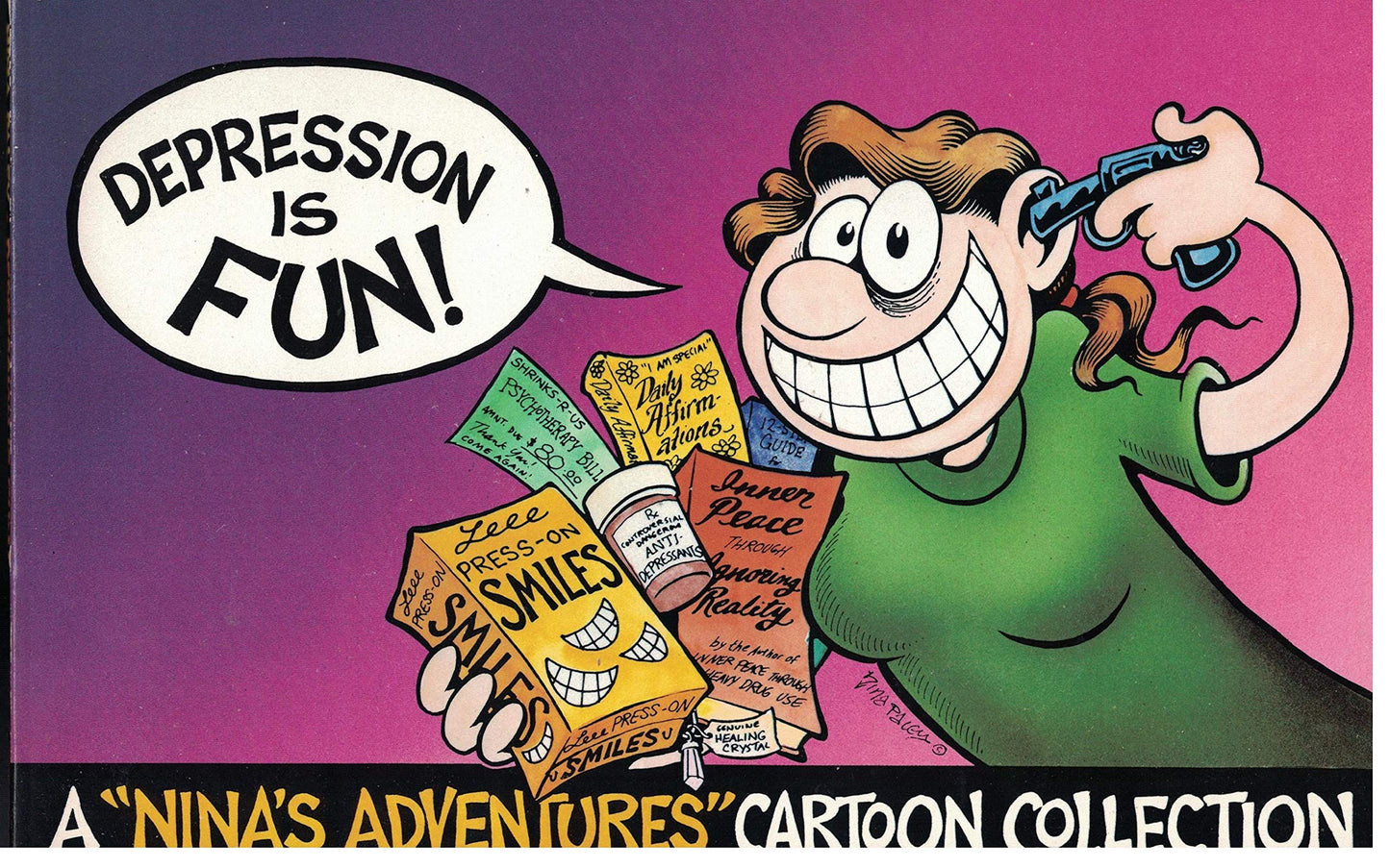 Depression is Fun: A Nina's Adventures Cartoon Collection book cover