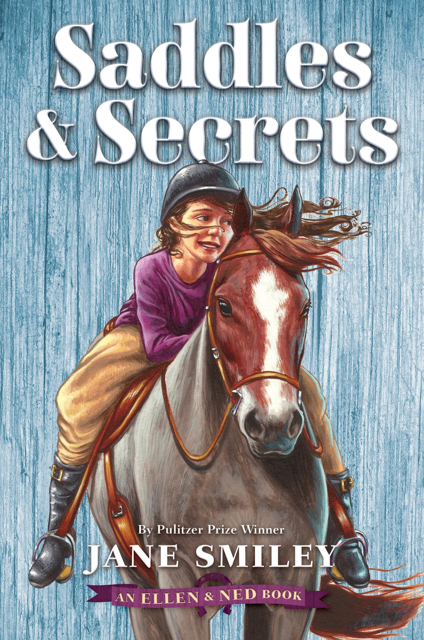 Saddles & Secrets (an Ellen & Ned Book) book cover
