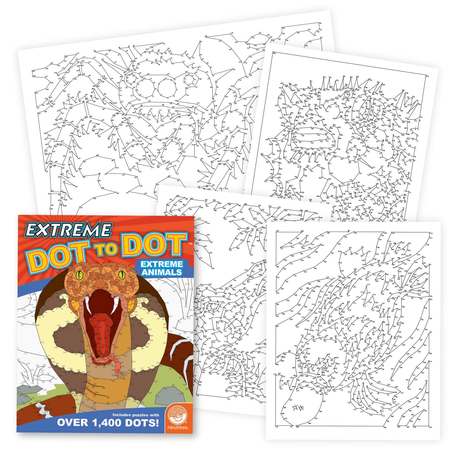 Mindware Extreme Dot to Dot: Extreme Animals book cover