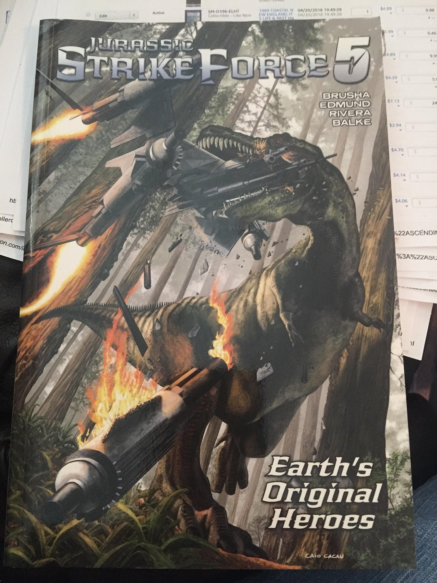 Jurassic Strike 5 Volume 1 book cover