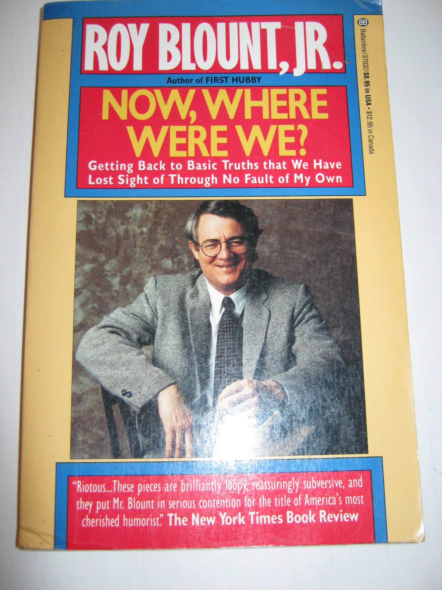 Now, Where Were We? book cover