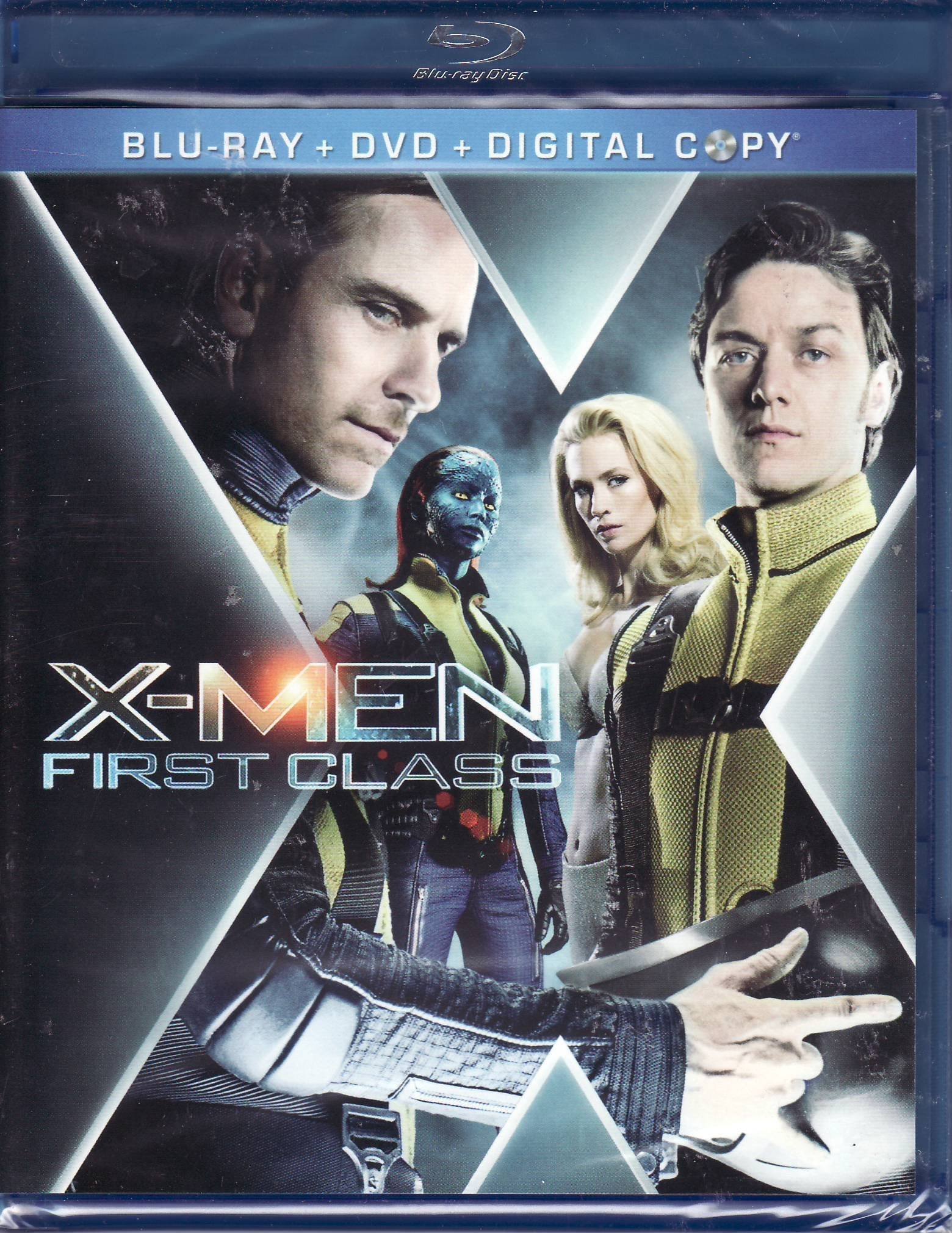 X-Men: First Class (Three-Disc Blu-ray/DVD Combo + Digital Copy