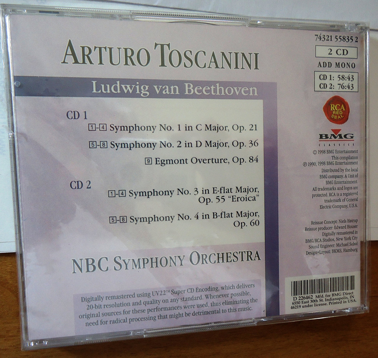 Symphonies No 1 & 2 book cover