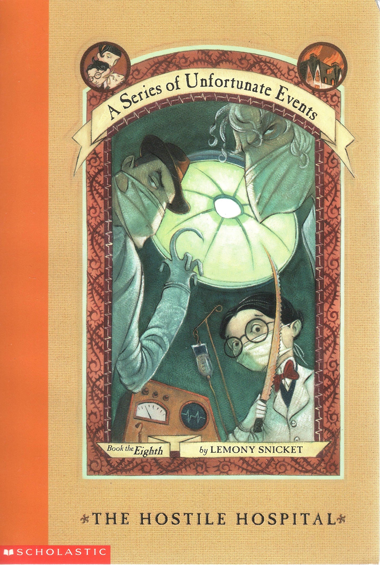 The Hostile Hospital (A Series of Unfortunate Events #8) book cover