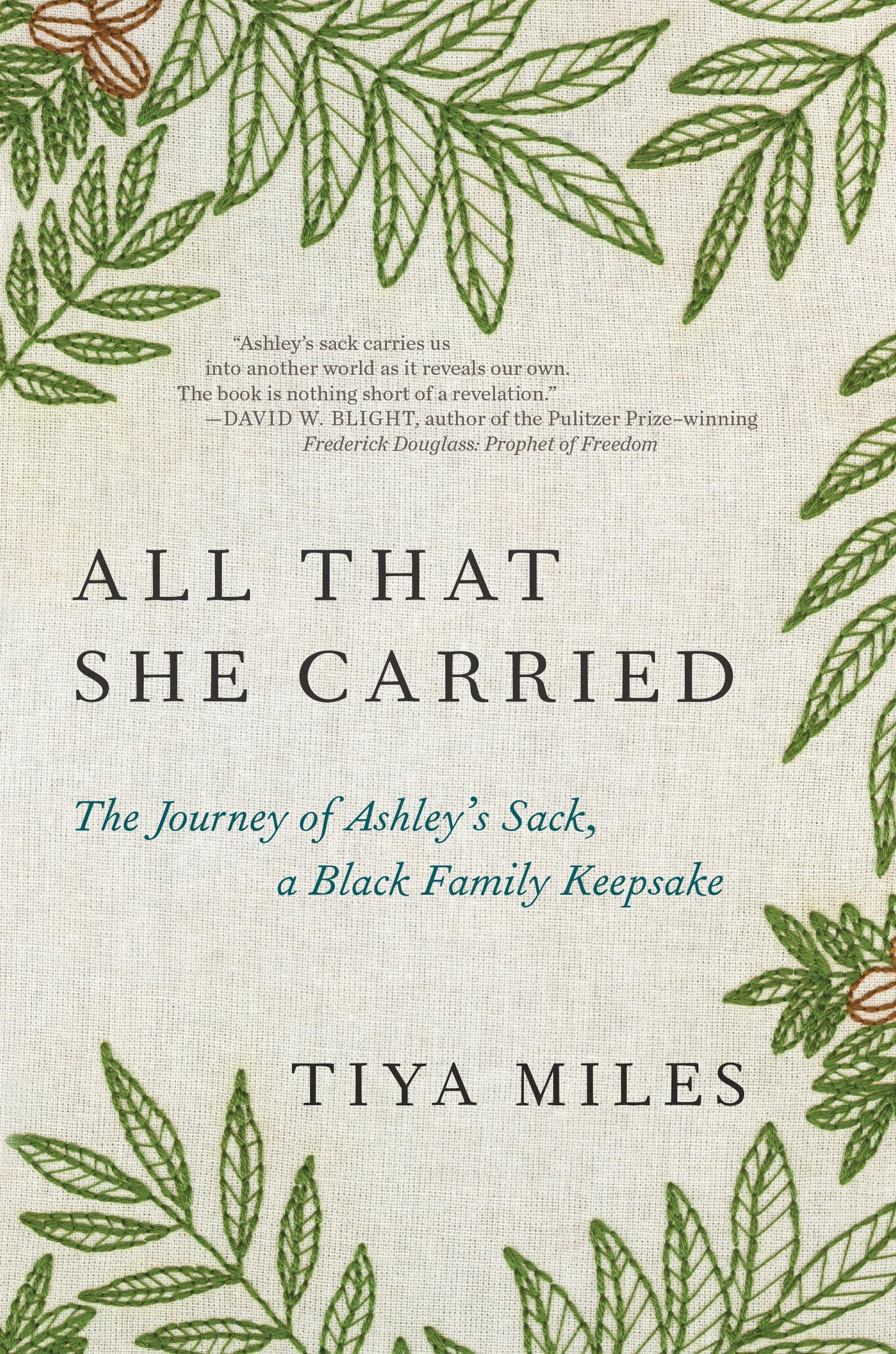 All That She Carried: The Journey of Ashley's Sack, a Black Family Keepsake book cover