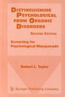 Distinguishing Psychological from Organic Disorders, 2nd Edition: Screening for Psychological Masquerade