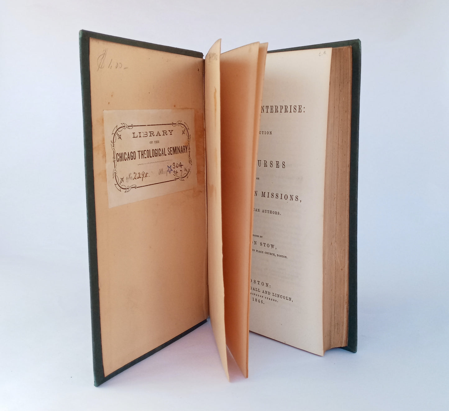 The Missionary Enterprise: A Collection of Discourses by American Authors book cover
