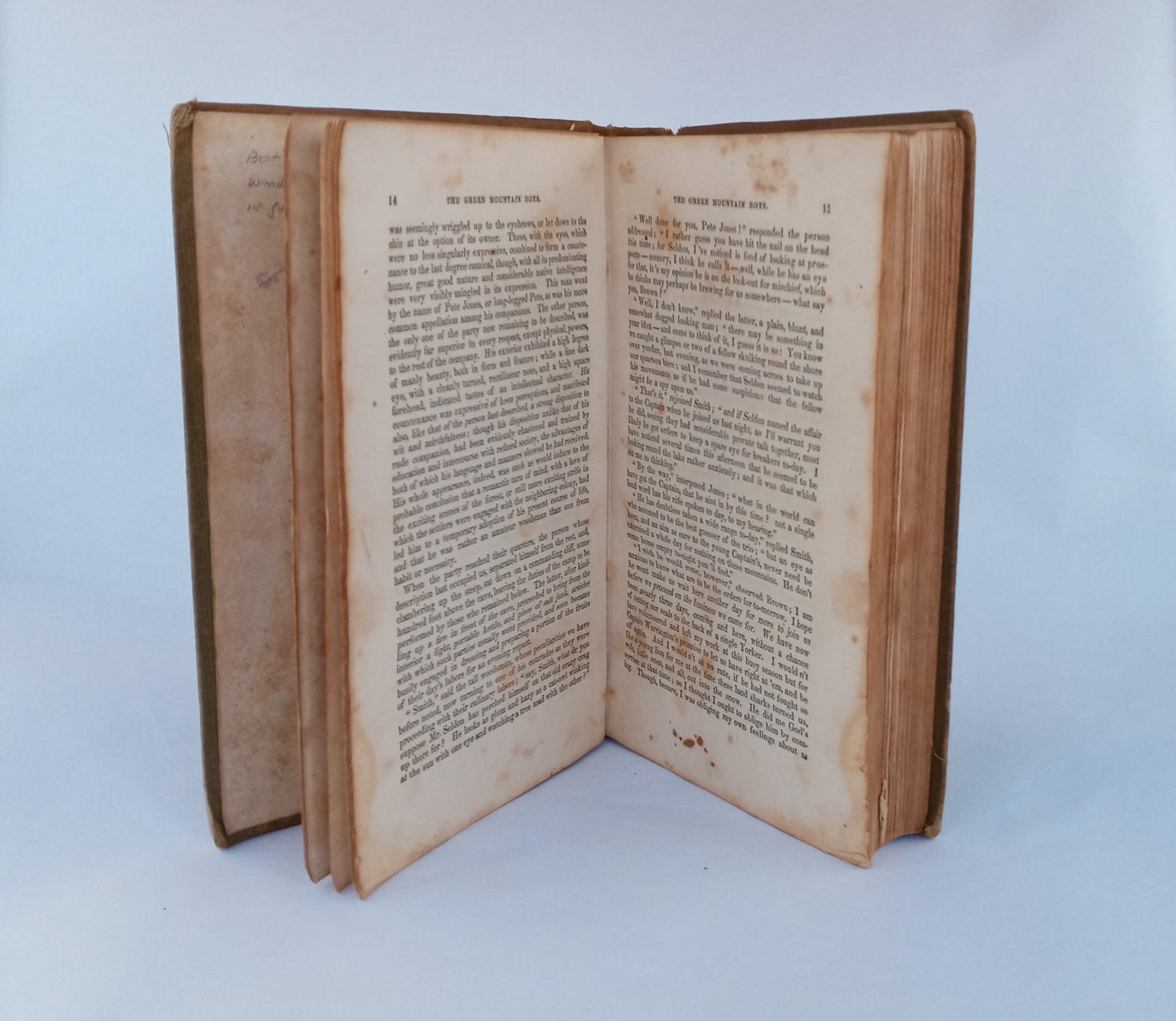The Green Mountain Boys: A Historical Tale of the Early Settlement of Vermont book cover