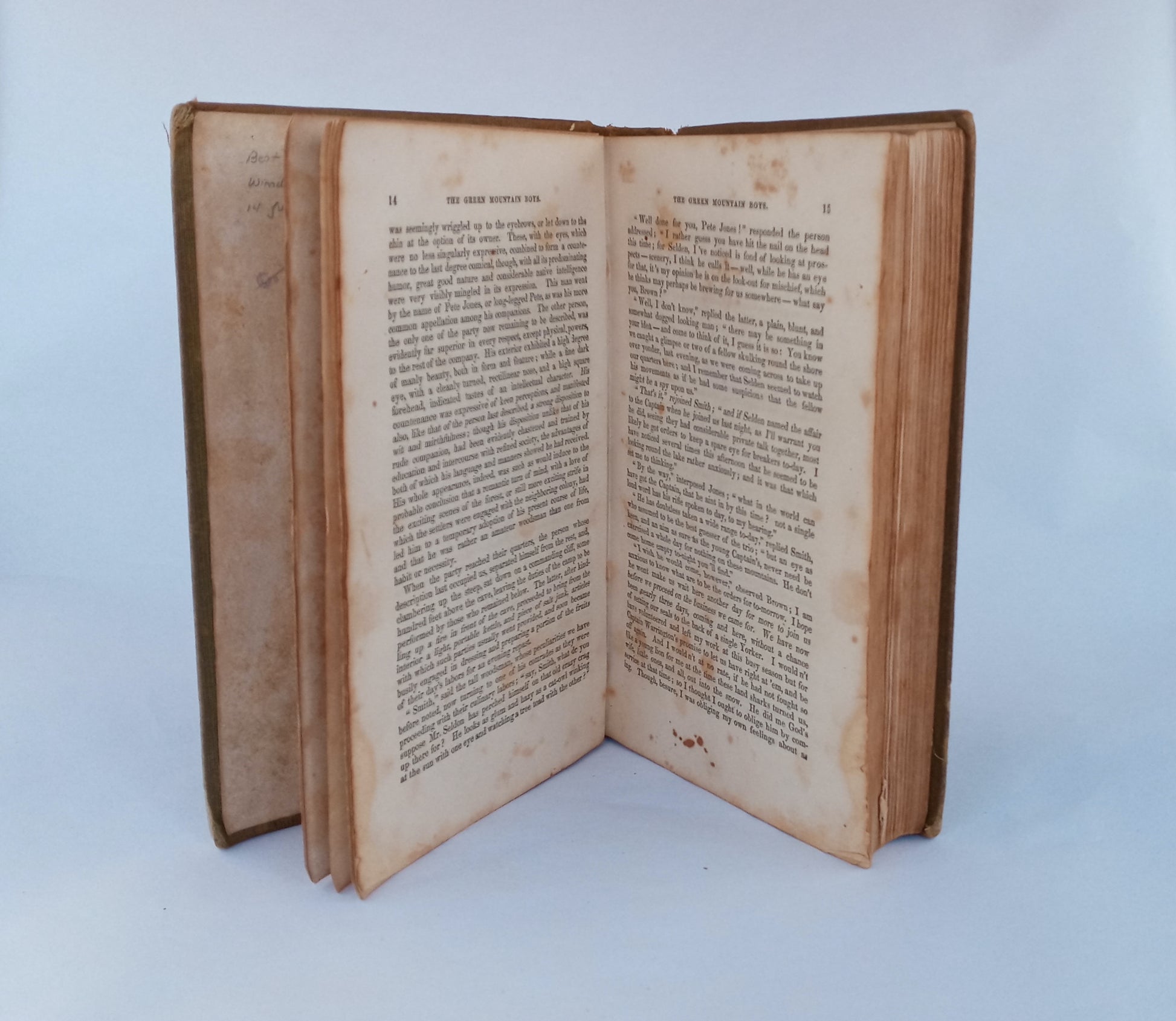 The Green Mountain Boys: A Historical Tale of the Early Settlement of Vermont book cover