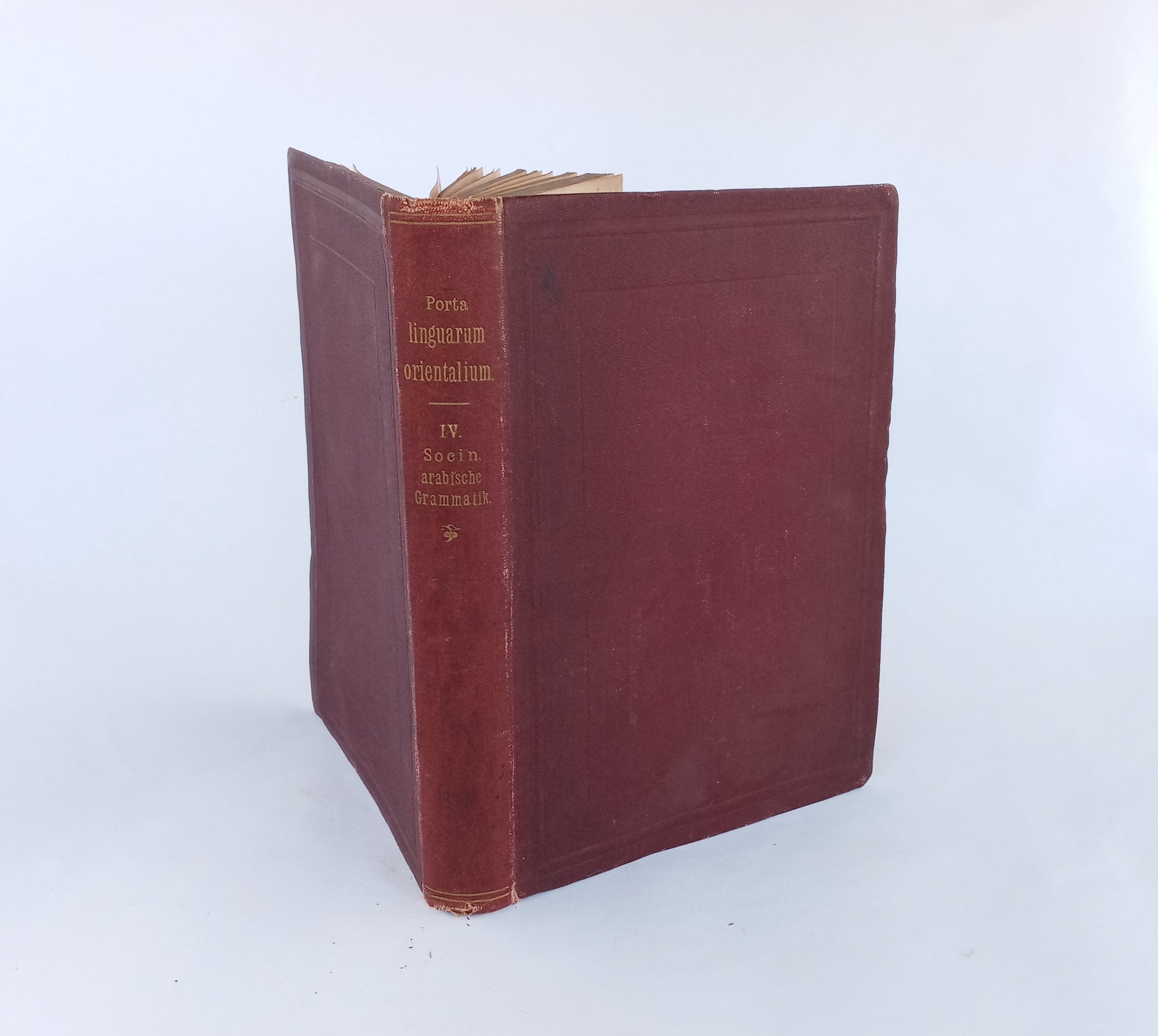 Porta Linguarum Orientalium: Arabische Grammatik: Paradigmen, Litteratur, Übungstücke, und Glossar. book cover