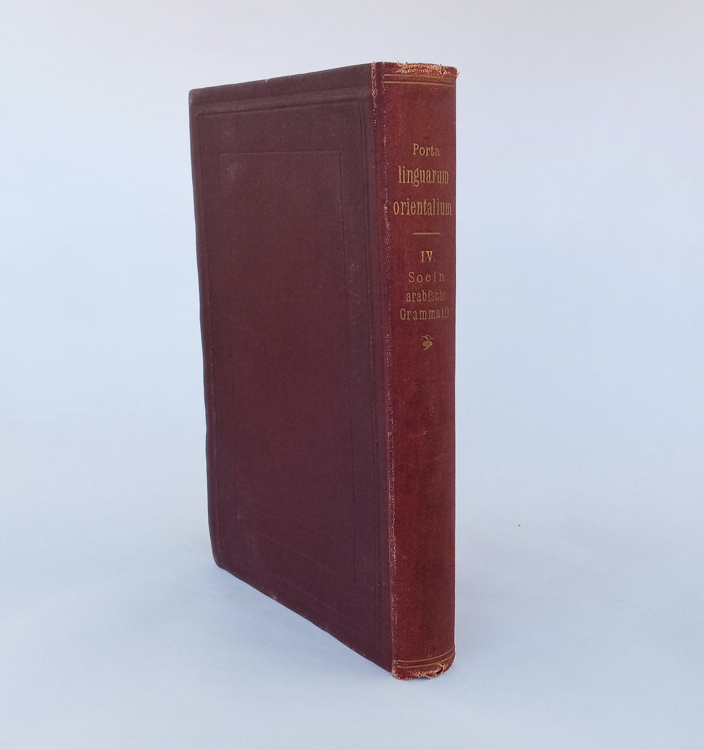 Porta Linguarum Orientalium: Arabische Grammatik: Paradigmen, Litteratur, Übungstücke, und Glossar. book cover