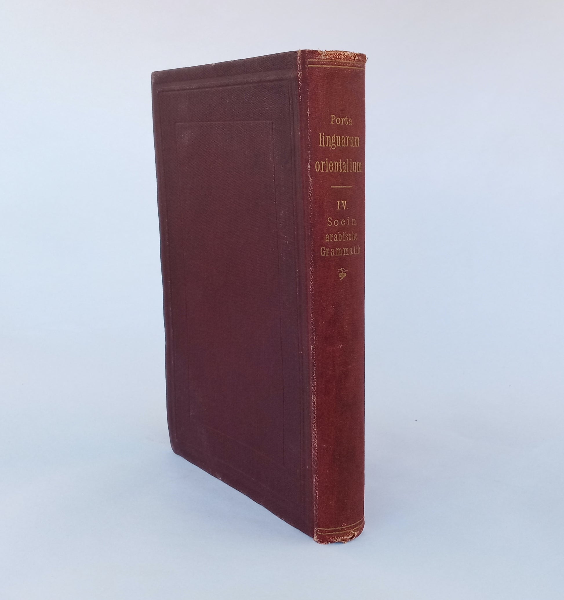 Porta Linguarum Orientalium: Arabische Grammatik: Paradigmen, Litteratur, Übungstücke, und Glossar. book cover