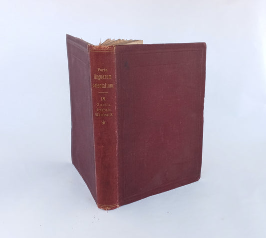 Porta Linguarum Orientalium: Arabische Grammatik: Paradigmen, Litteratur, Übungstücke, und Glossar. book cover