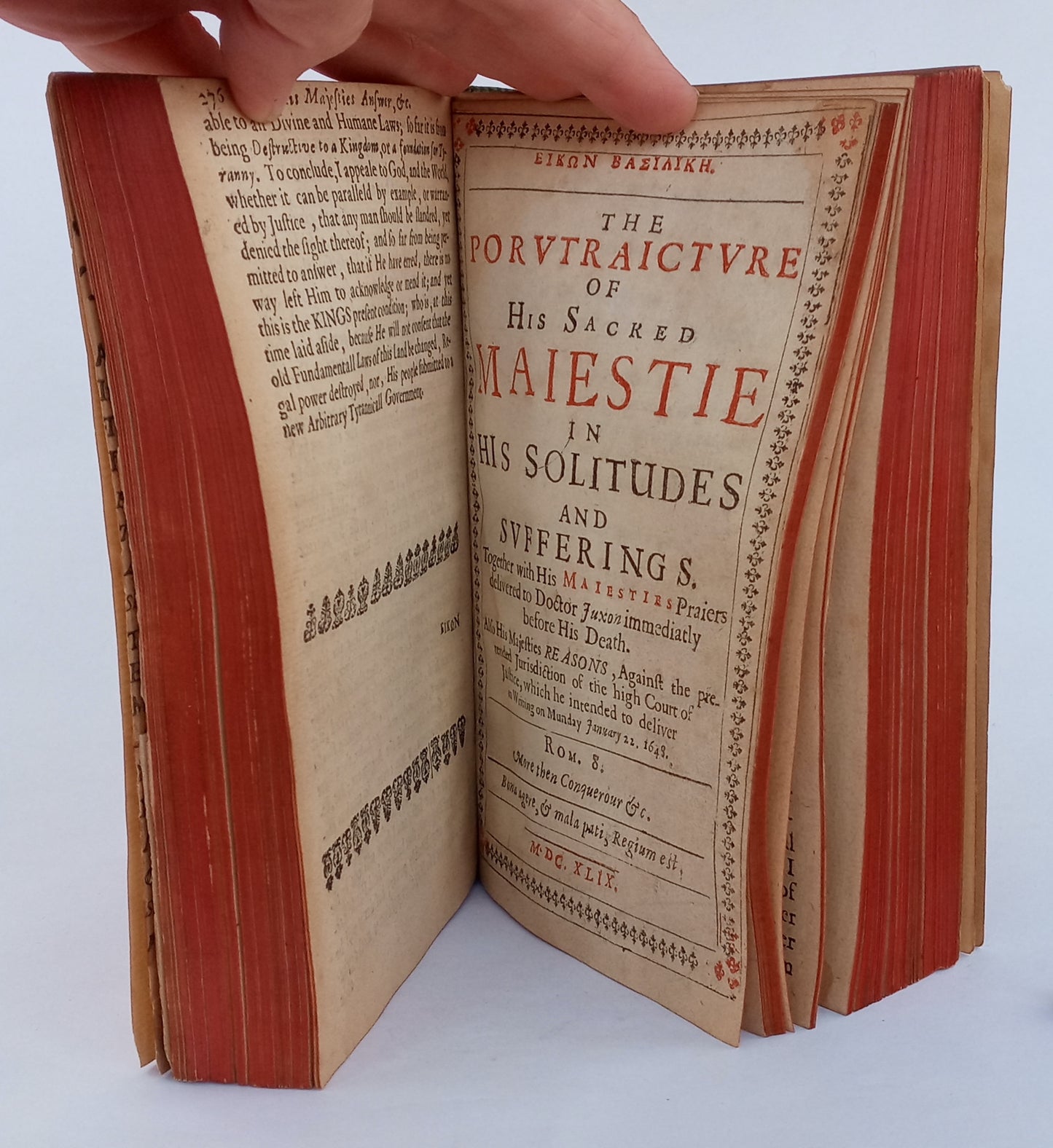 Reliquiæ Sacræ Carolinæ. Or the Works of that Great Monarch and Glorious Martyr King Charls the I: Collected together, and digested in order, according to their severall subjects, civil and sacred book cover