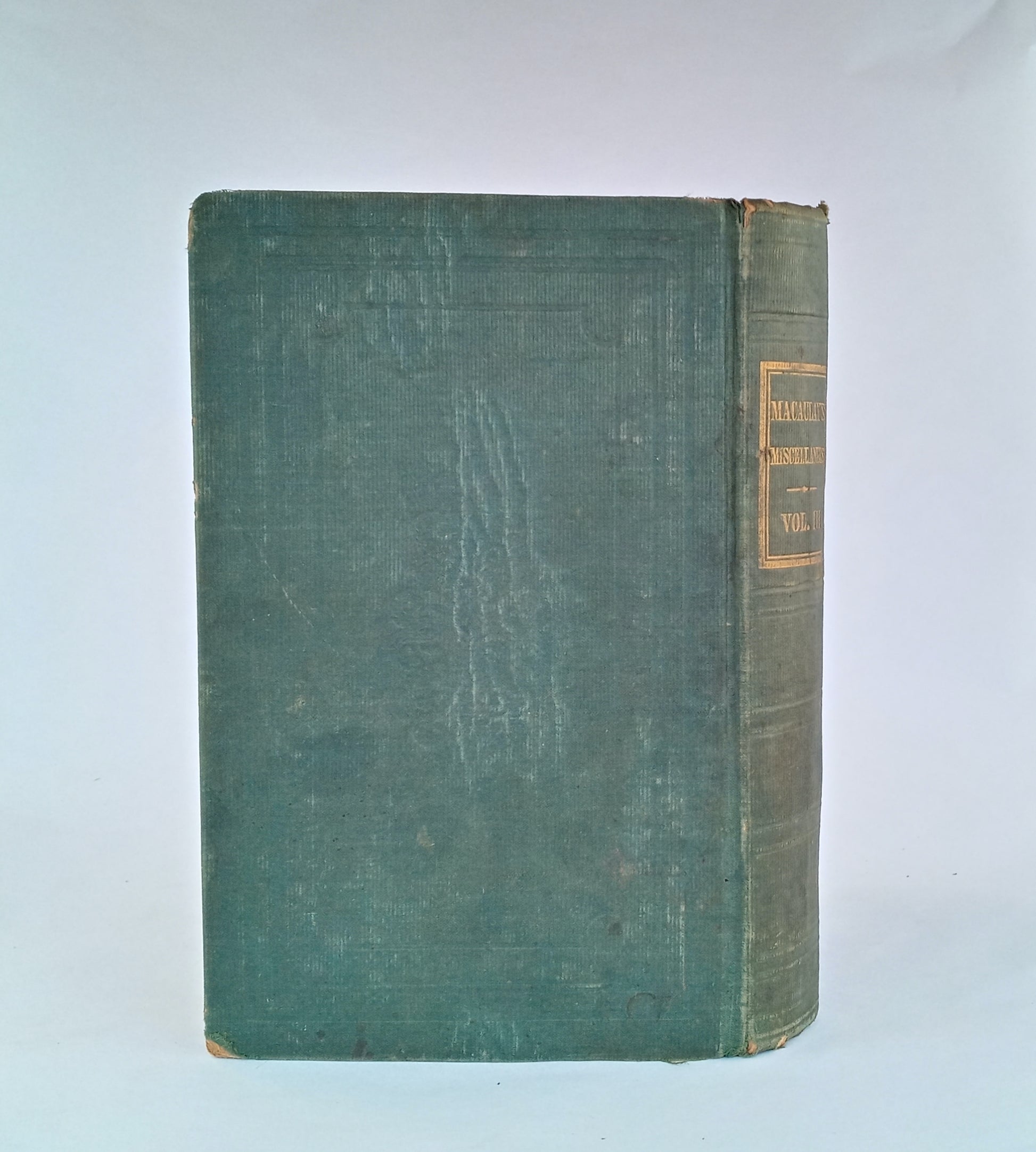 Critical and Miscellaneous Essays, vol. III book cover