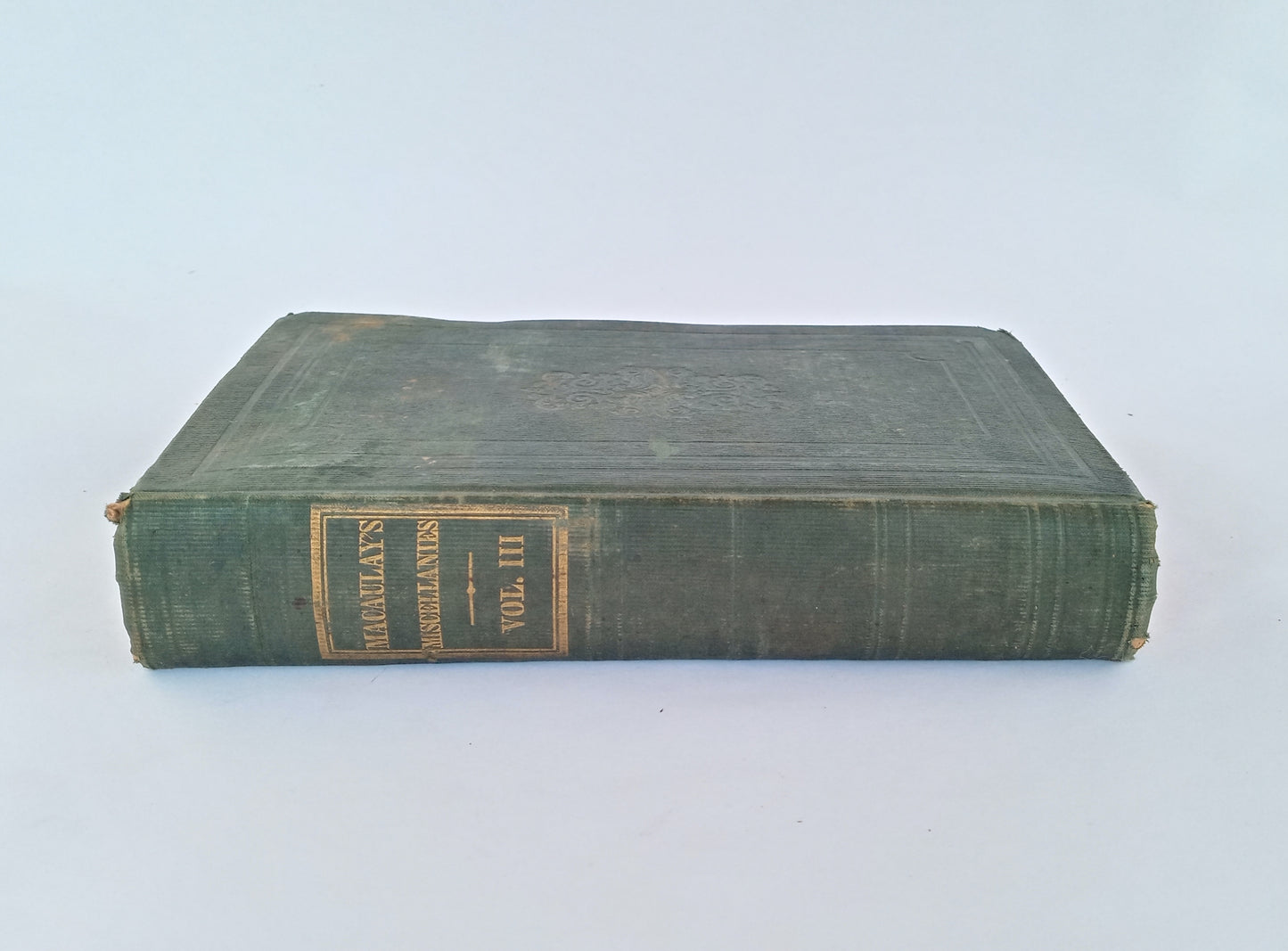 Critical and Miscellaneous Essays, vol. III book cover