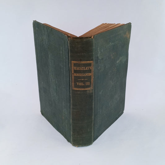 Critical and Miscellaneous Essays, vol. III book cover