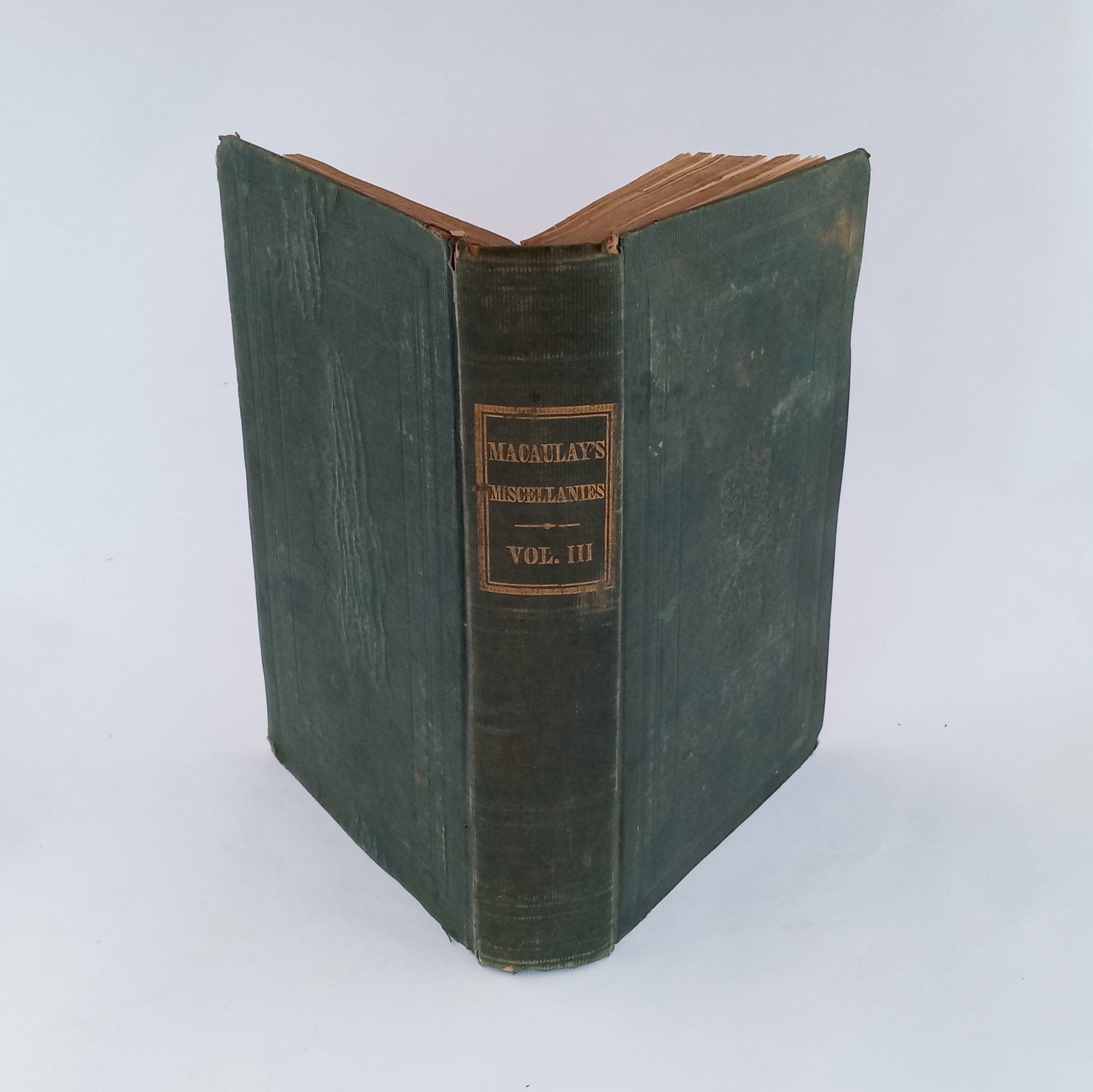 Critical and Miscellaneous Essays, vol. III book cover