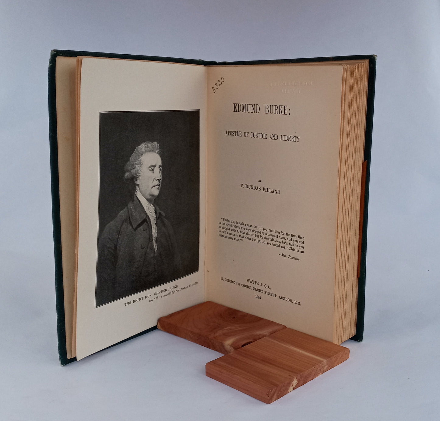 Edmund Burke: Apostle of Justice and Liberty book cover