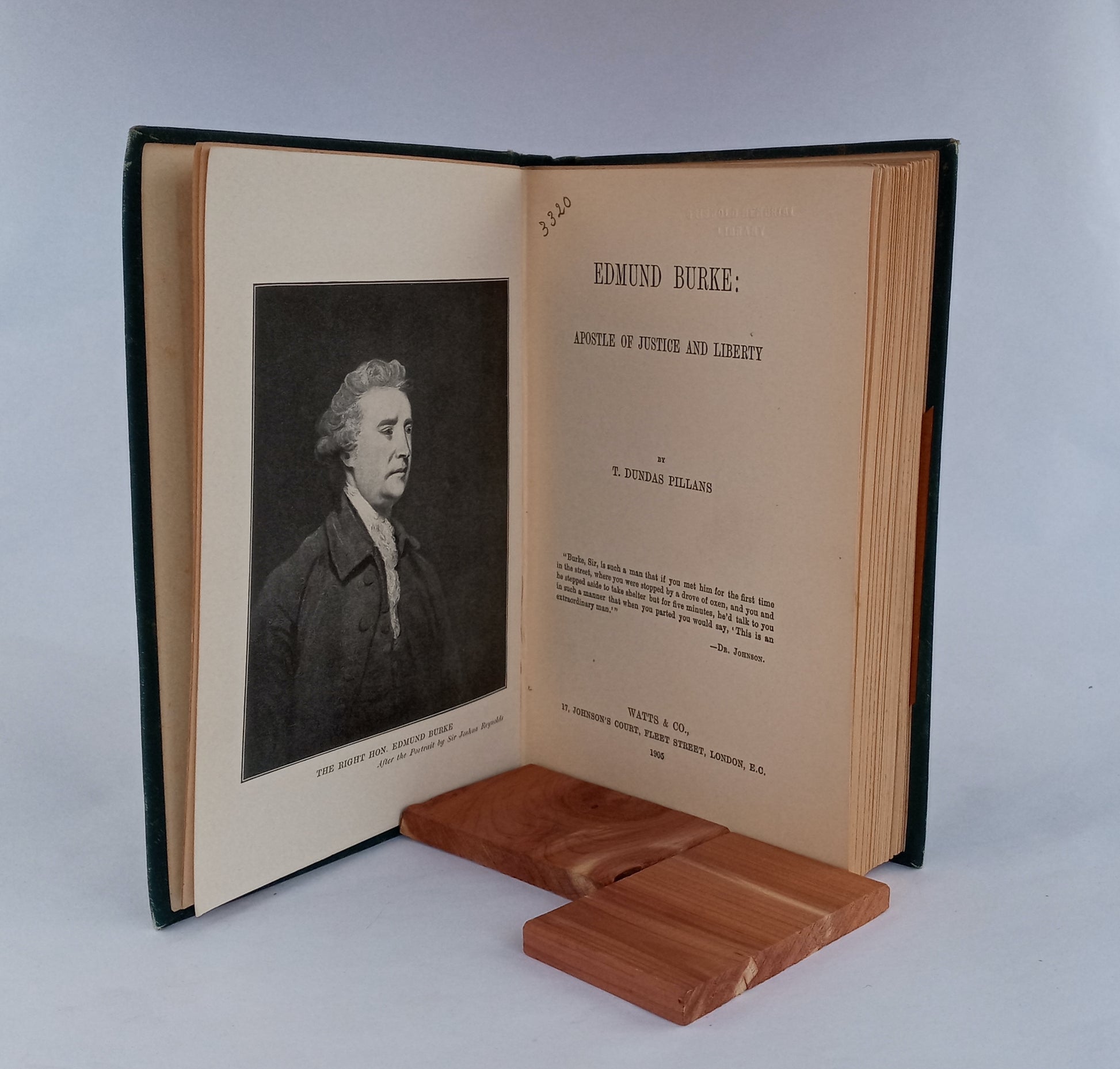 Edmund Burke: Apostle of Justice and Liberty book cover