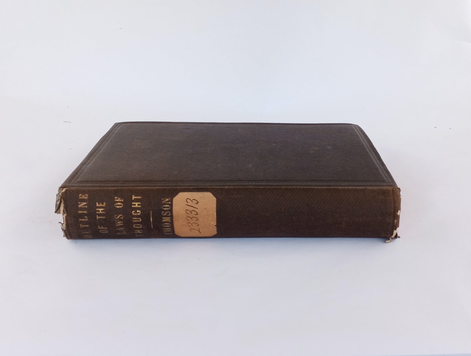 An Outline of the Necessary Laws of Thought: A Treatise on Pure and Applied Logic book cover