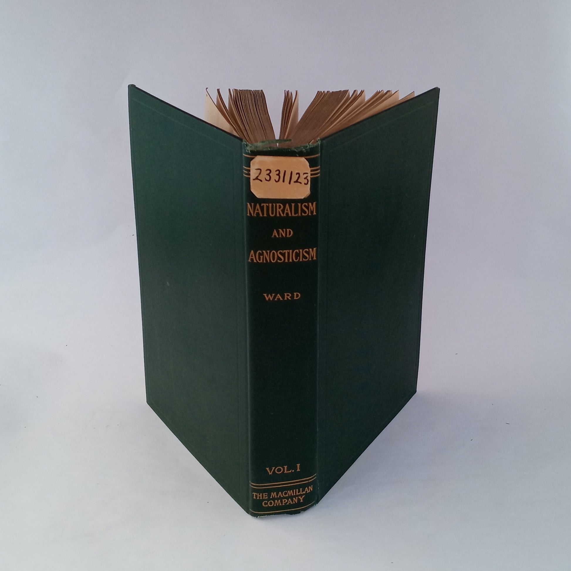 Naturalism and Agnosticism: The Gifford Lectures Delivered Before the University of Aberdeen in the Years 1896-1898, vol. 1 book cover