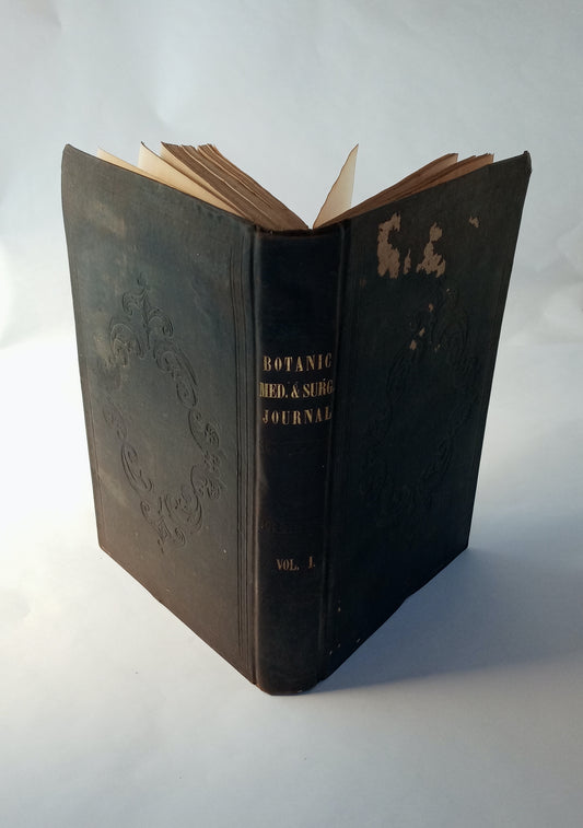 The New England Botanic Medical and Surgical Journal, Volume I book cover