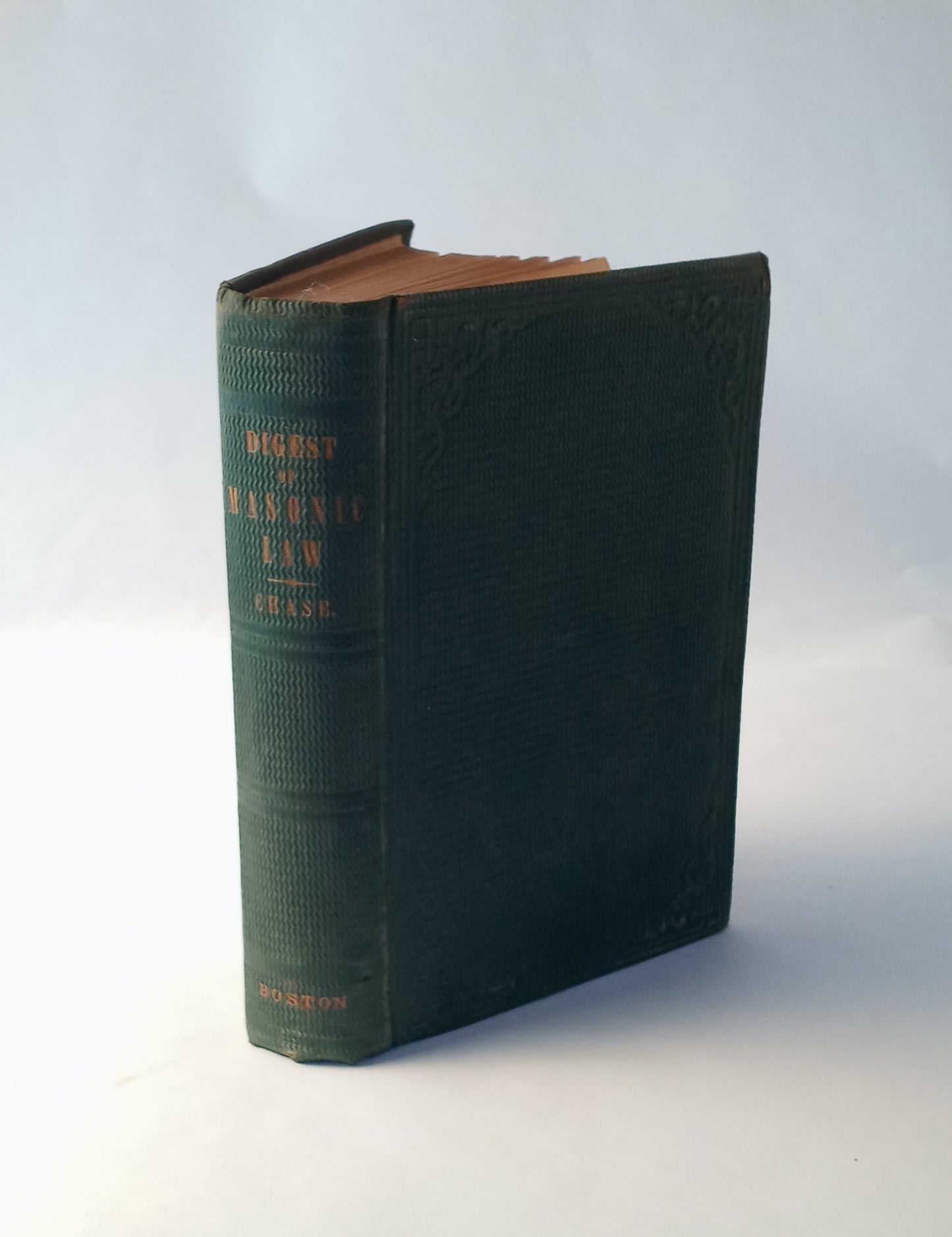 Digest of Masonic Law: being a complete code of regulations, decisions, and opinions upon questions of Masonic jurisprudence. book cover