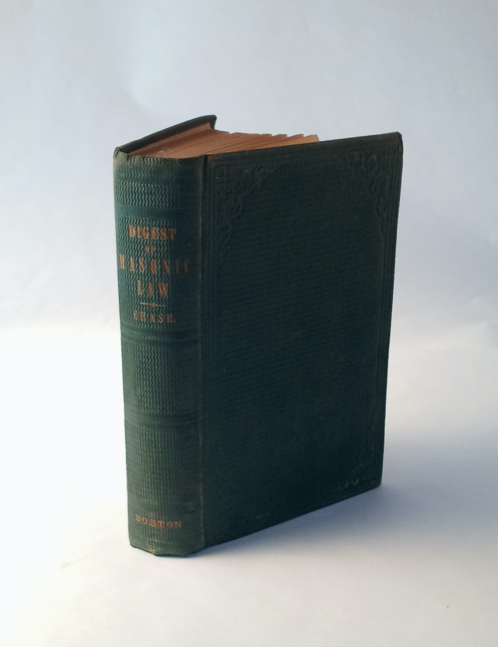 Digest of Masonic Law: being a complete code of regulations, decisions, and opinions upon questions of Masonic jurisprudence. book cover