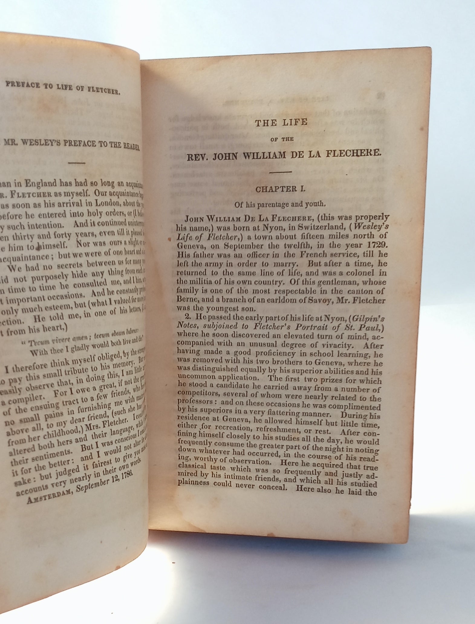 The Life of the Rev. John W. de la Flechere: compiled from the narrative of Rev. Mr. Wesley, the biographical notes of Rev. Mr. Gilpin; from his own letters, and other authentic documents, many of which were never before published. book cover