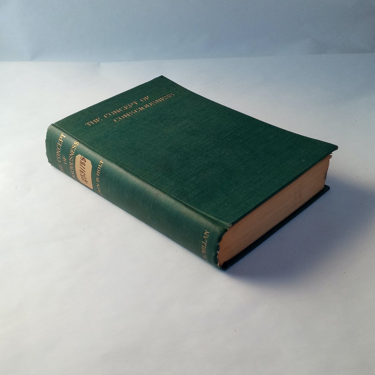 The Concept of Consciousness book cover