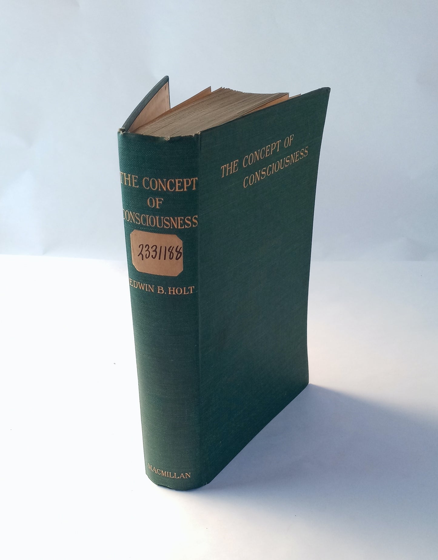 The Concept of Consciousness book cover