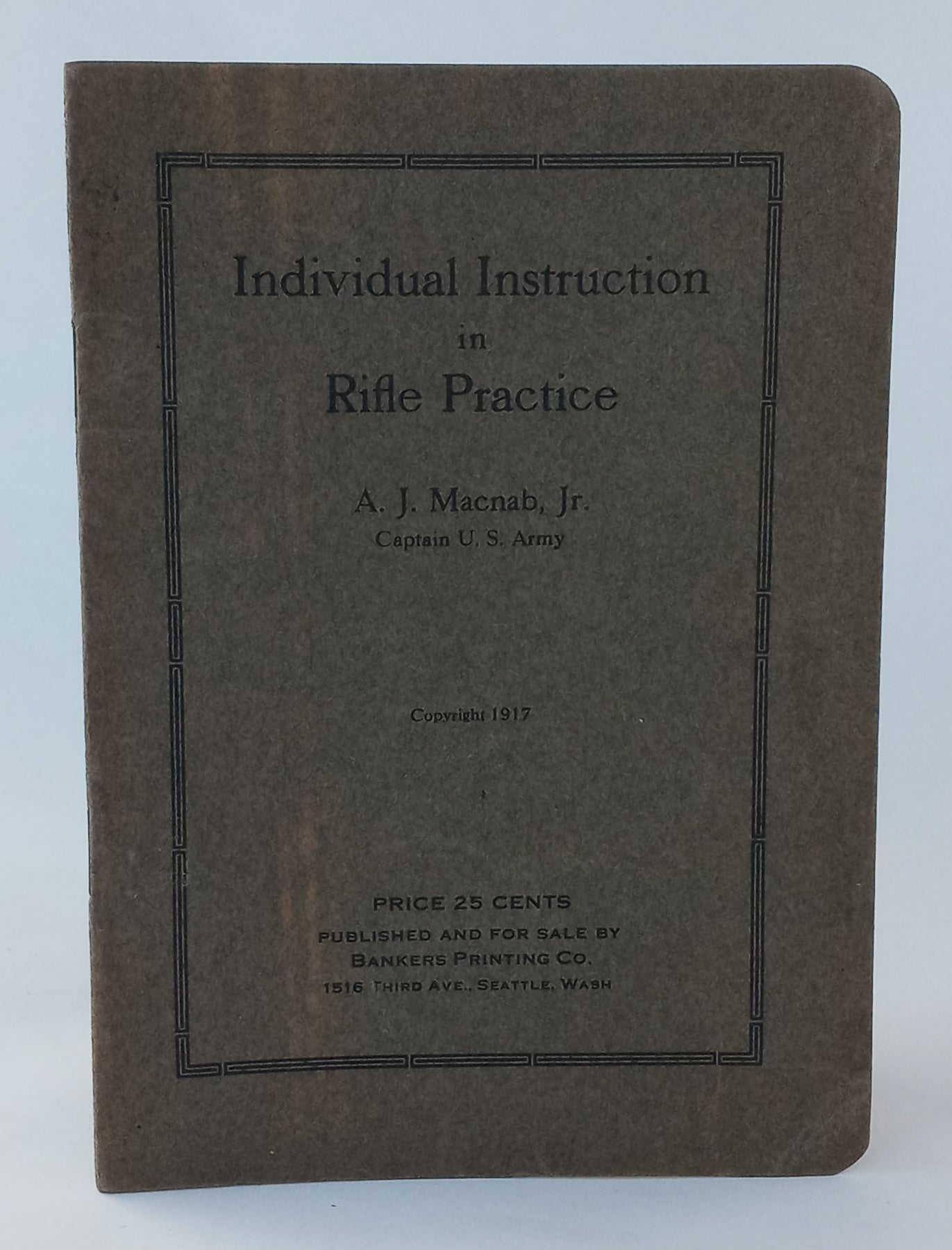 Individual Instruction in Rifle Practice book cover