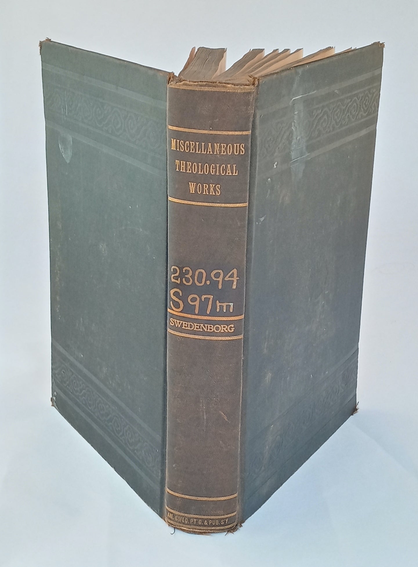 Miscellaneous Theological Works of Emanuel Swedenborg book cover