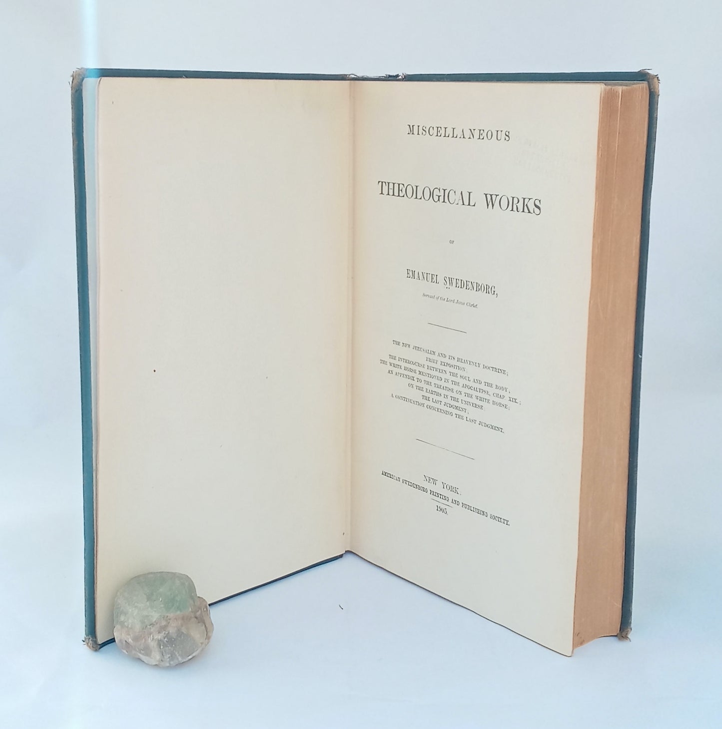 Miscellaneous Theological Works of Emanuel Swedenborg book cover