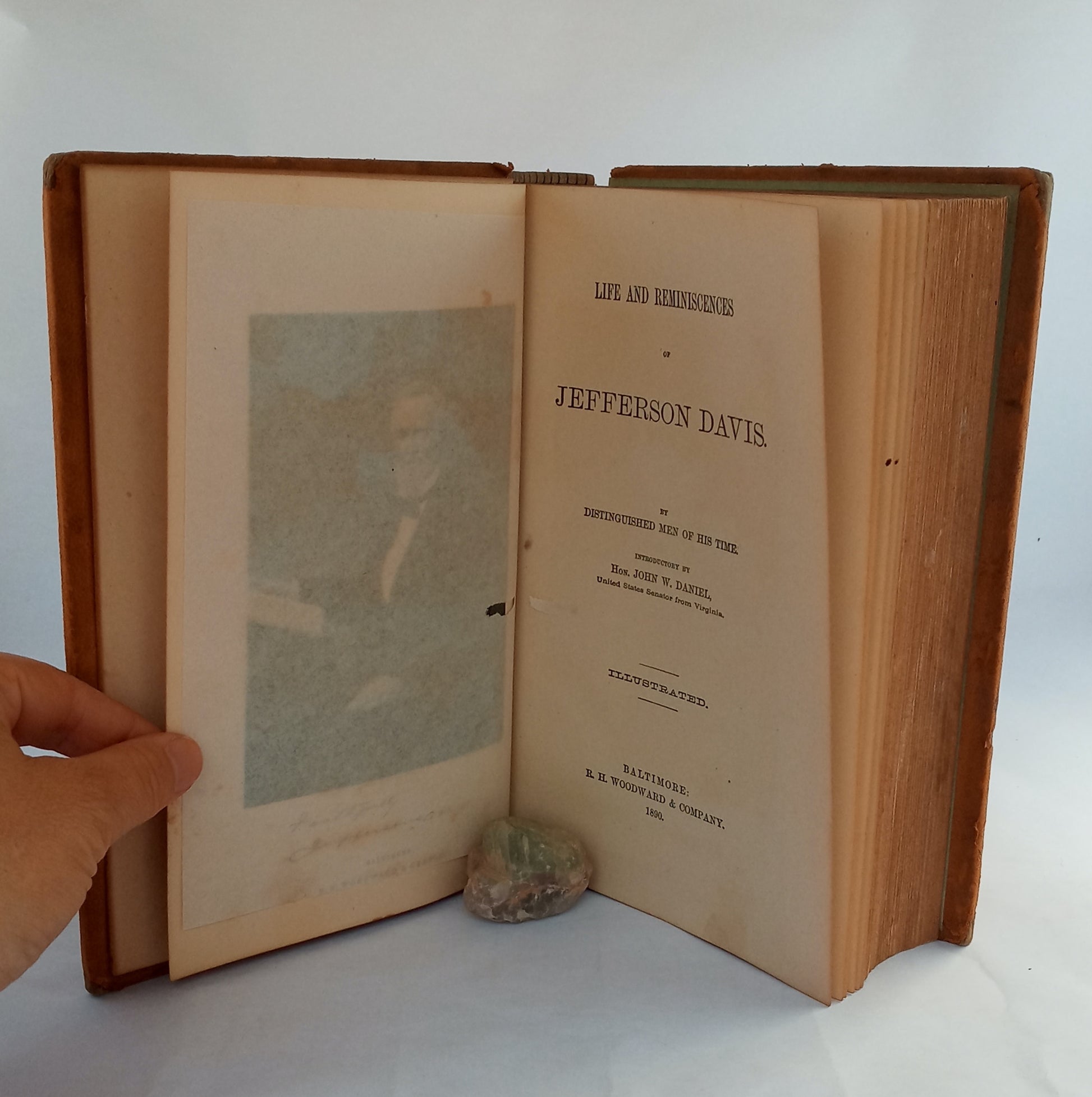 Life and Reminiscences of Jefferson Davis by Distinguished Men of His Time book cover