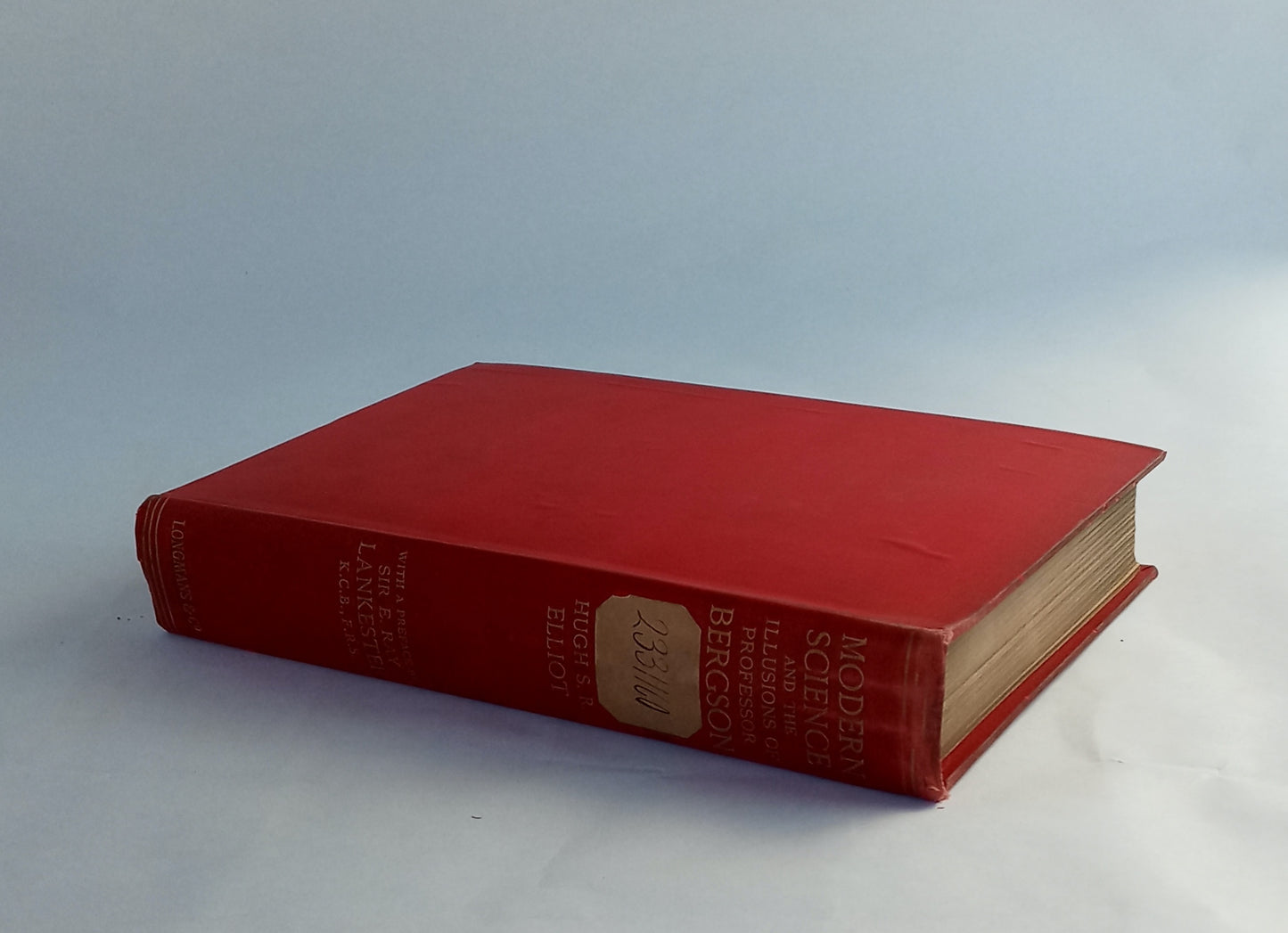 Modern Science and the Illusions of Professor Bergson book cover