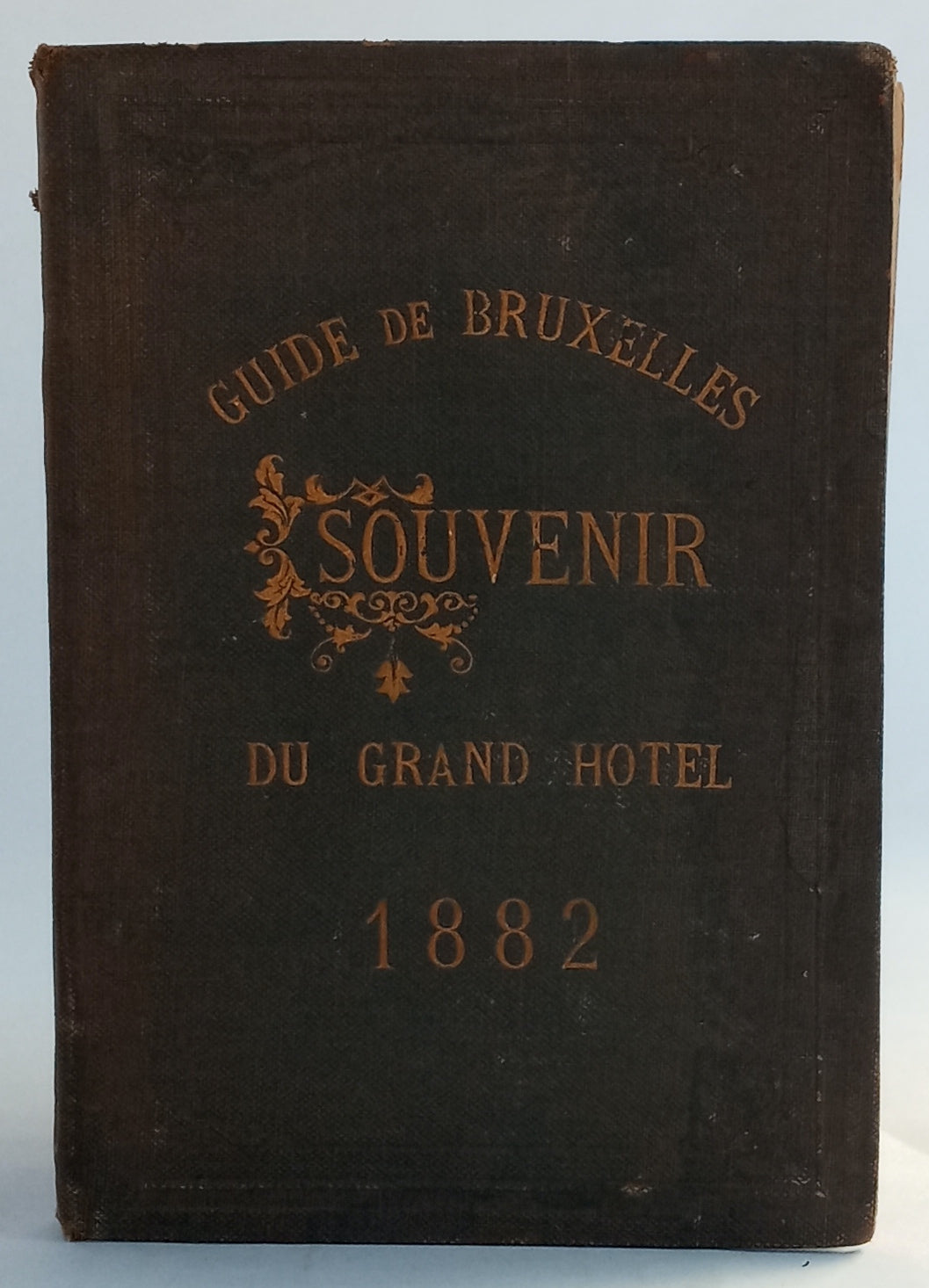 Guide de Bruxelles, Souvenir du Grand Hotel, 1882 book cover
