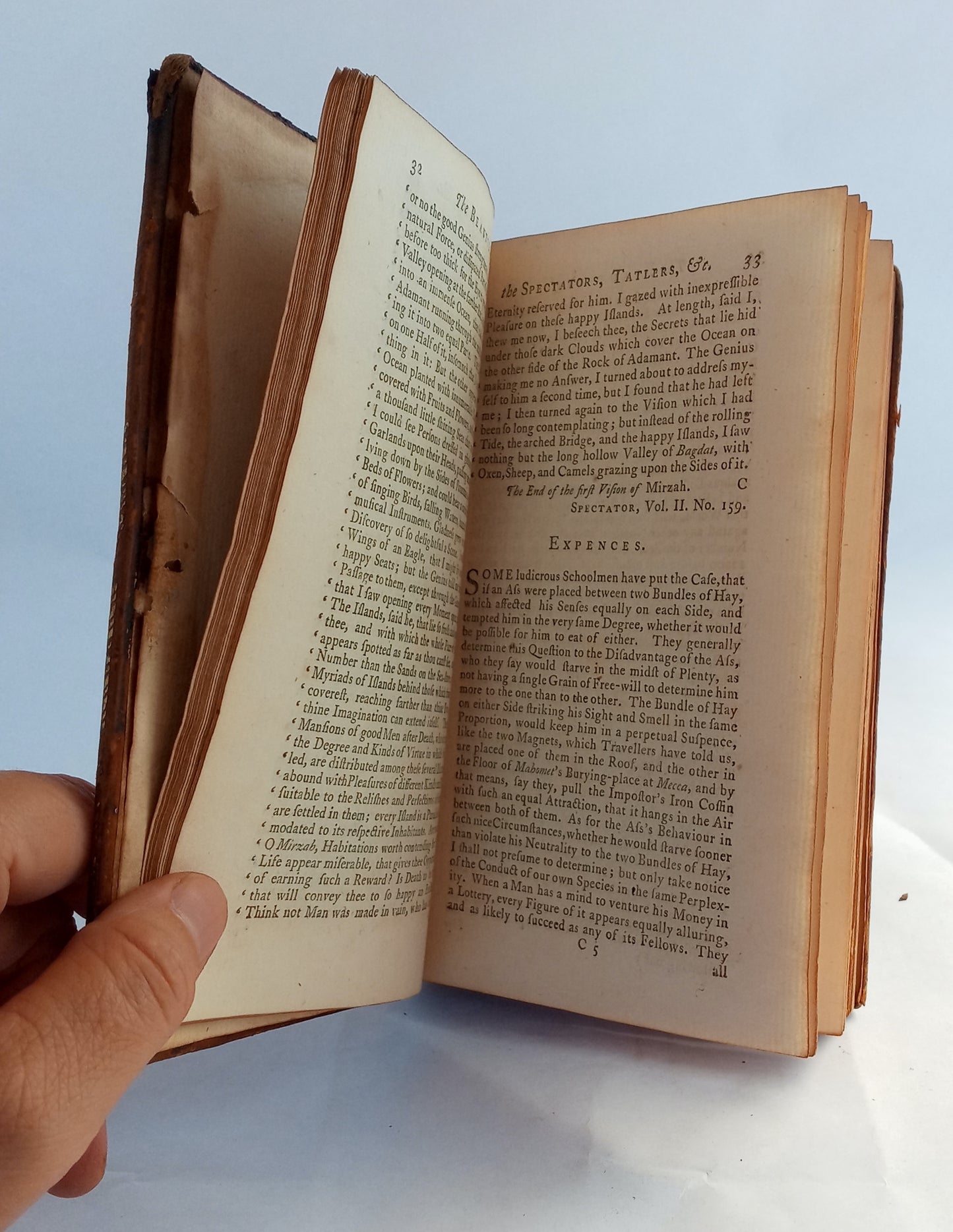 The Beauties of the Spectators, Tatlers, and Guardians, connected and digested under alphabetical heads. In two volumes. Volumes the first, and the second (I and II). book cover
