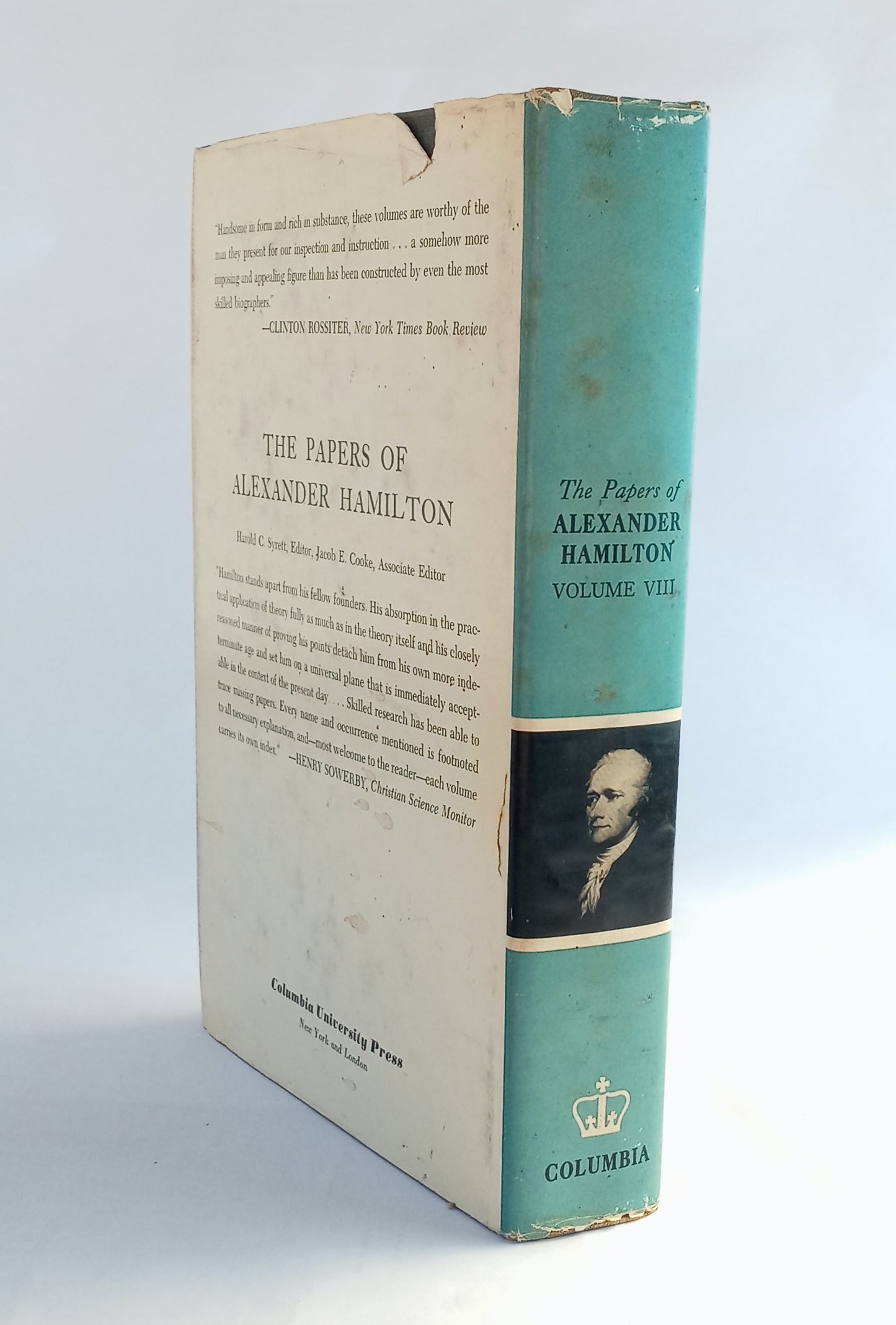 The Papers of Alexander Hamilton, Volume VIII: Feb. 1791-July 1791 book cover