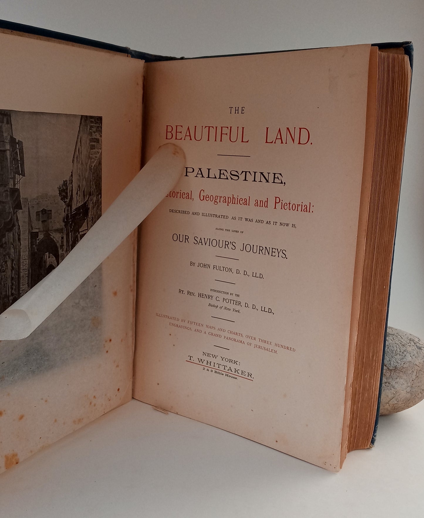 The Beautiful Land. Palestine, Historical, Geographical, and Pictorial: Described and Illustrated As It Was and As It Is Now, Along the Lines of Our Savior's Journeys. book cover