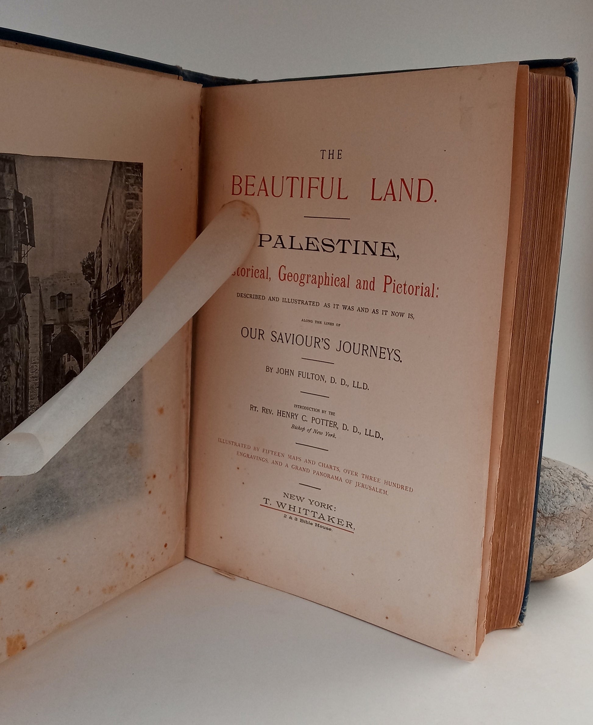 The Beautiful Land. Palestine, Historical, Geographical, and Pictorial: Described and Illustrated As It Was and As It Is Now, Along the Lines of Our Savior's Journeys. book cover