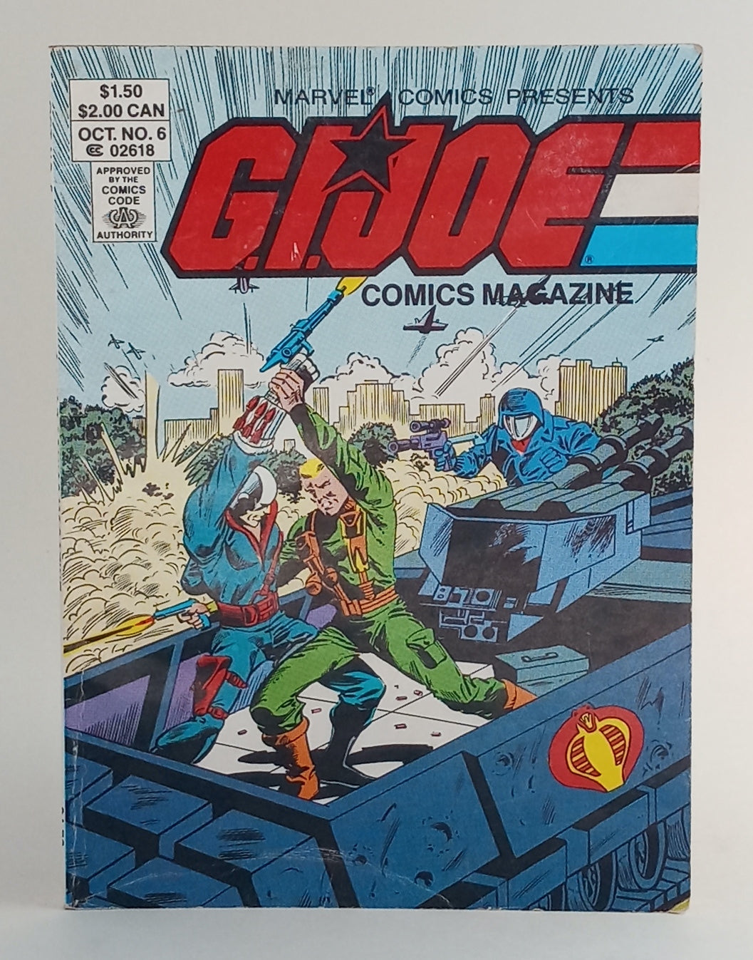 G.I Joe Comics Magazine: Volume 1, Number 6, October, 1987 book cover