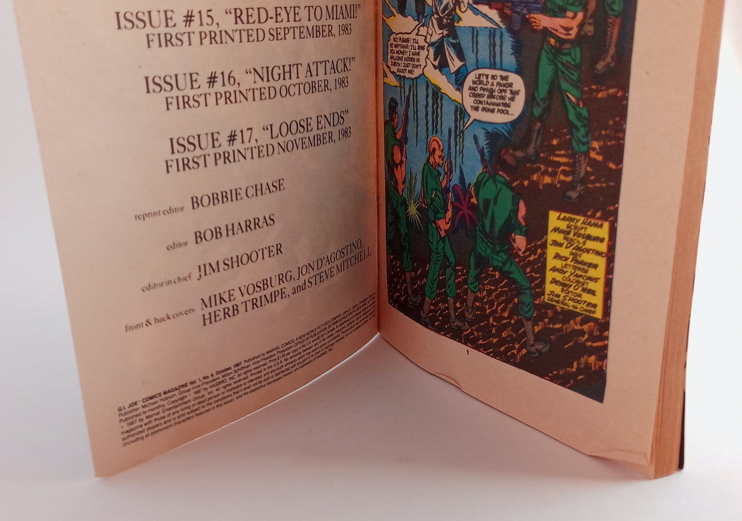 G.I Joe Comics Magazine: Volume 1, Number 6, October, 1987 book cover