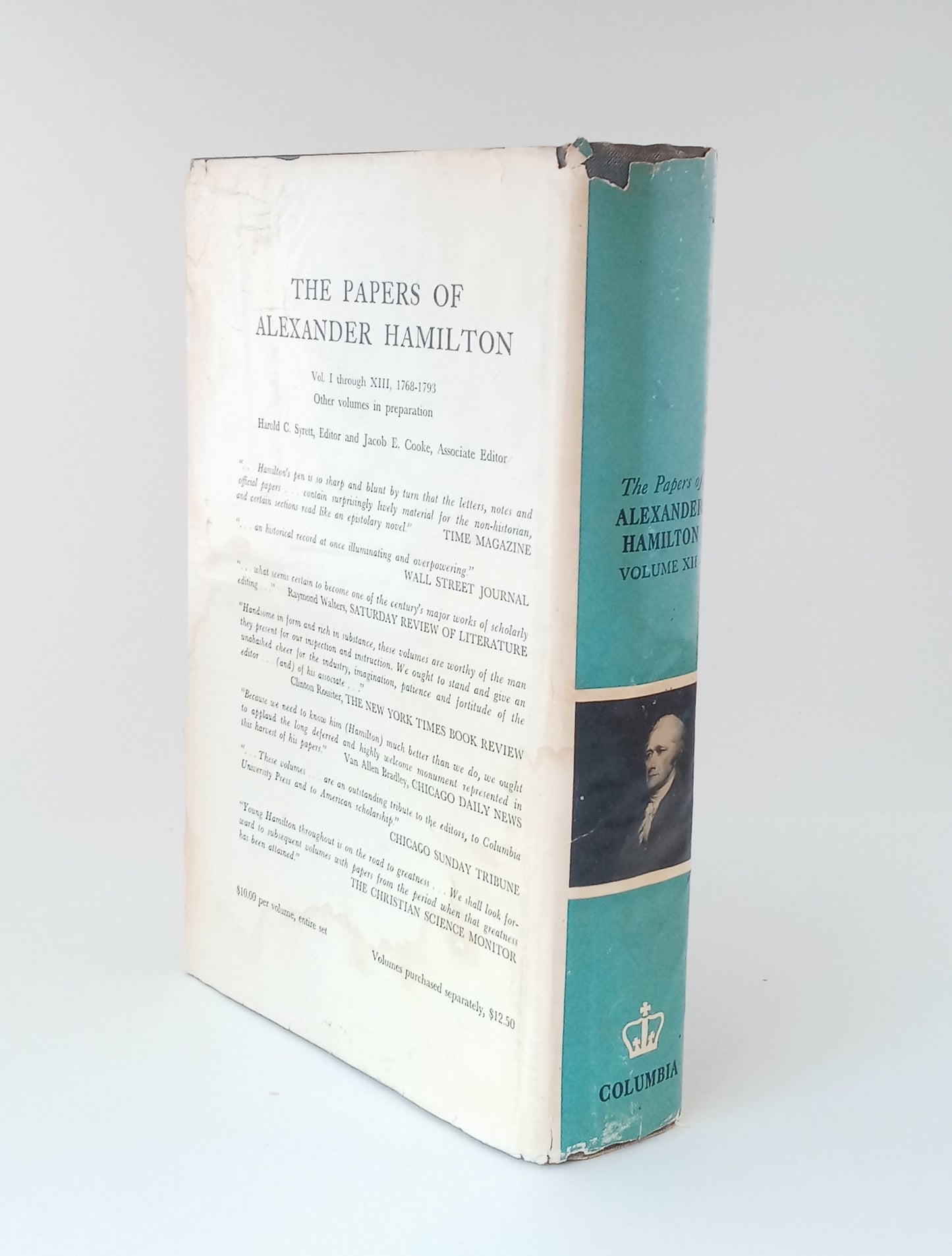 The Papers of Alexander Hamilton, Volume XII: July-October 1792 book cover